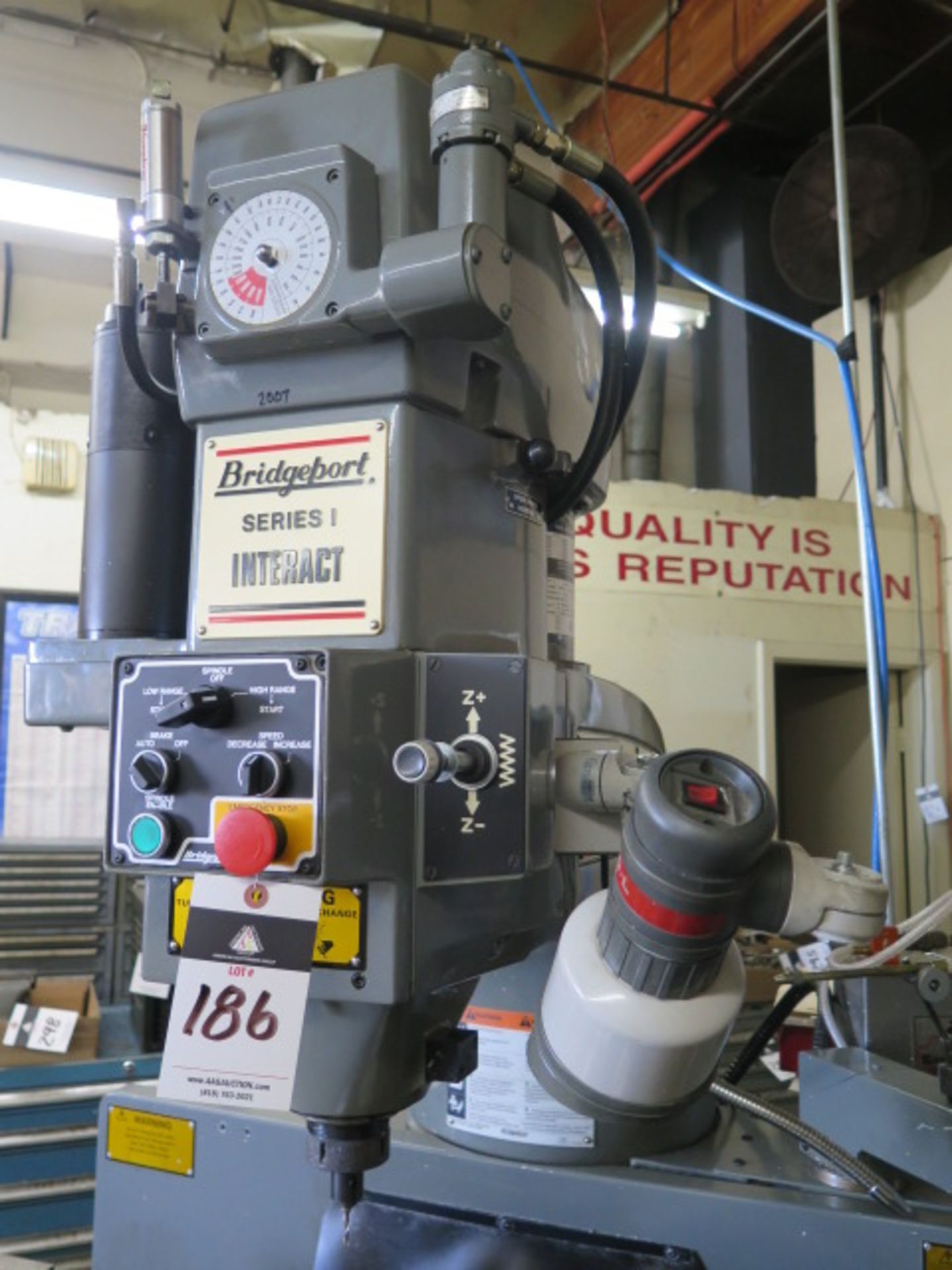 Bridgeport Series 1 Interact” CNC Vertical Mill s/n 28290889D w/ Heidenhain TNC151 Controls, 2Hp - Image 5 of 12