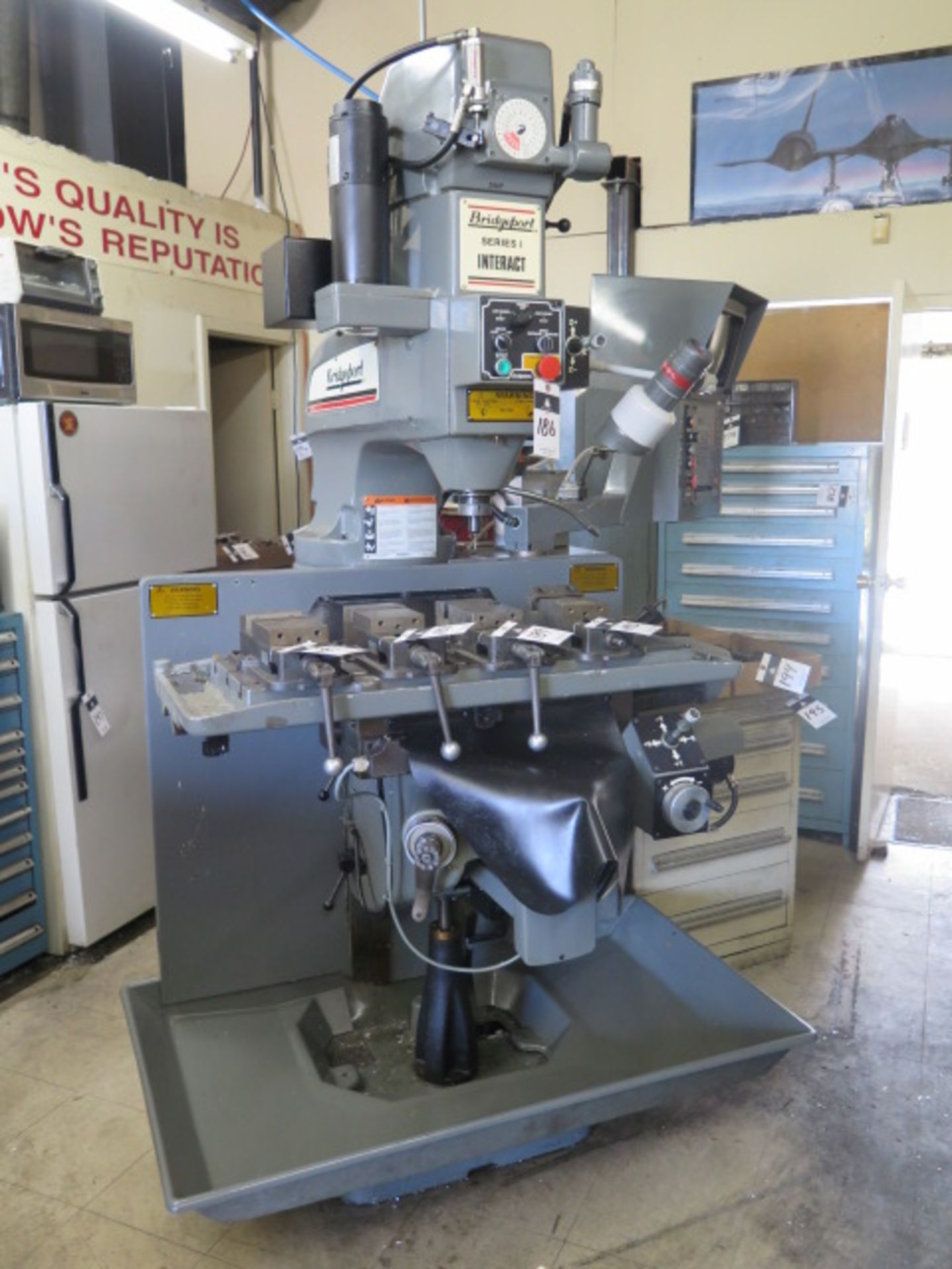 Bridgeport Series 1 Interact” CNC Vertical Mill s/n 28290889D w/ Heidenhain TNC151 Controls, 2Hp