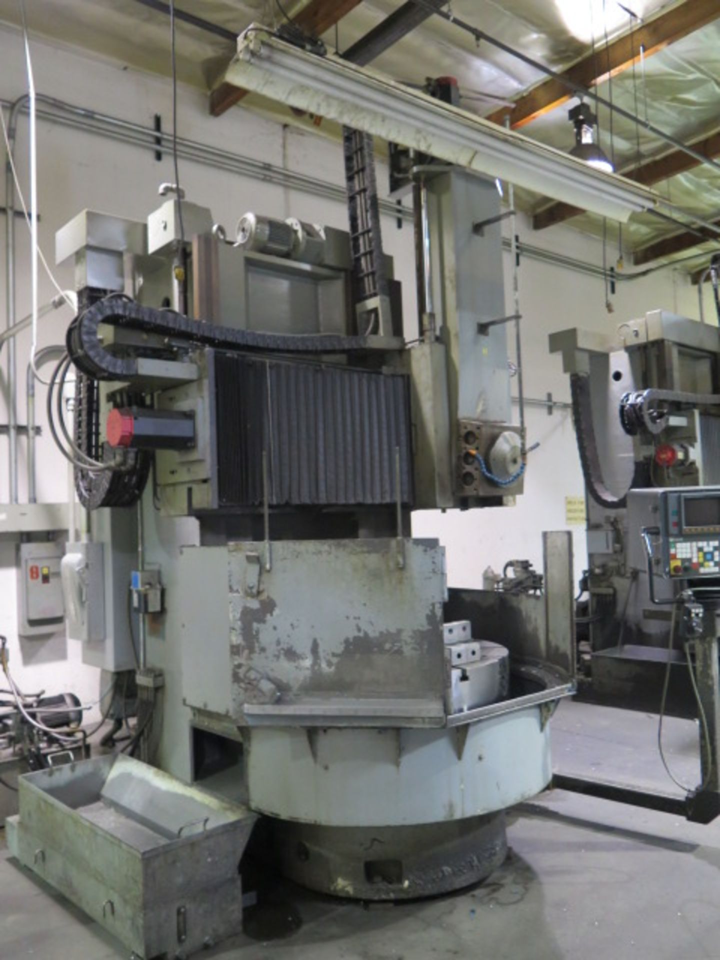 Summit 47" CNC Vertical Turret Lathe w/ Fanuc Series 0-T Controls, 51" Swing, 47" Chuck, 4-Station - Image 3 of 15