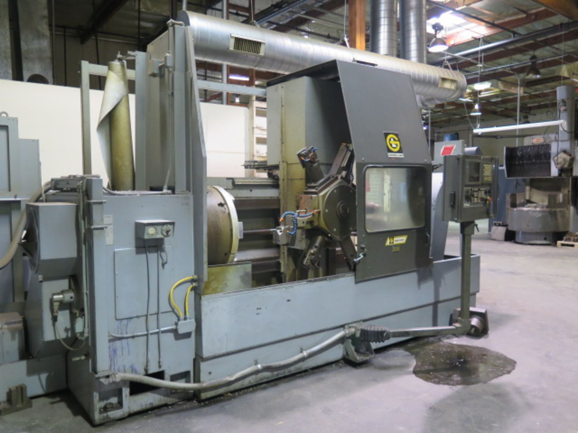 Giddings & Lewis 32-C "NumeriLathe" CNC Lathe s/n 535-36-81 w/ Fanuc Controls, 6 3/4" Thru Spindle B - Image 3 of 14