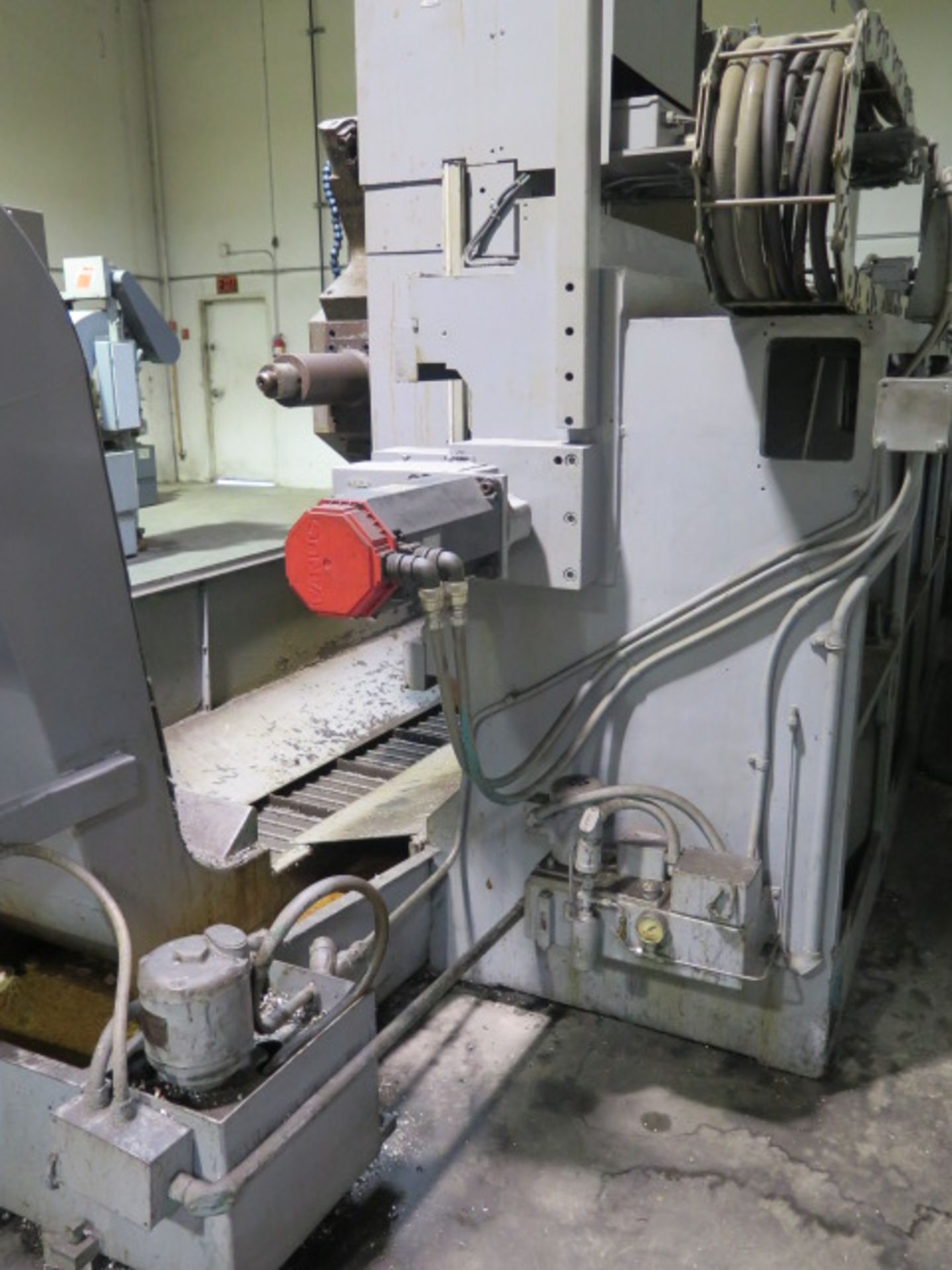 Giddings & Lewis 32-C "NumeriLathe" CNC Lathe s/n 535-36-81 w/ Fanuc Controls, 6 3/4" Thru Spindle B - Image 10 of 14