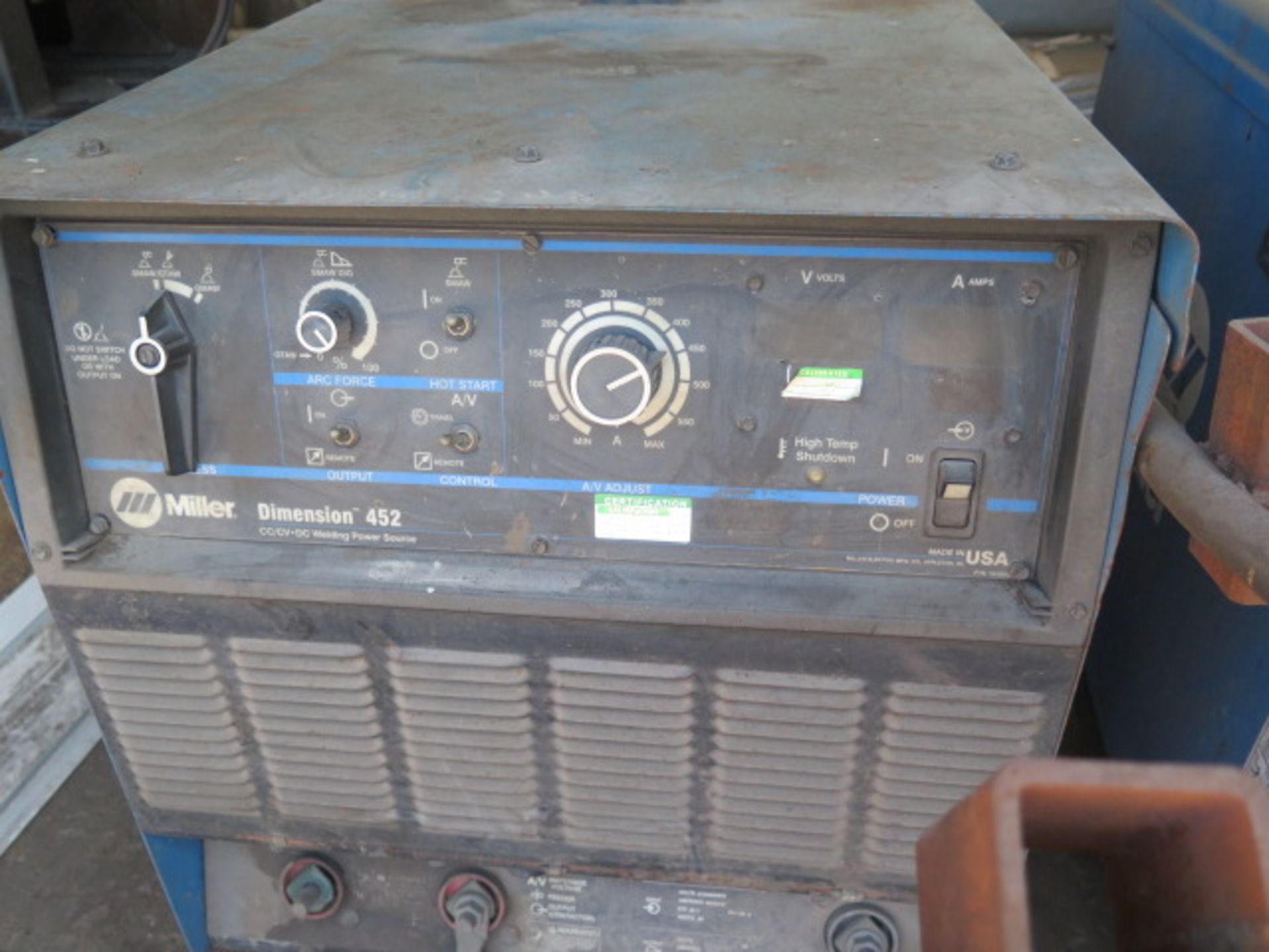 Miller Dimension 452 CC/CV-DC Arc Welding Power Sources (2) s/n’s KJ209486 and KH392331 (NEED WORK) - Image 4 of 4