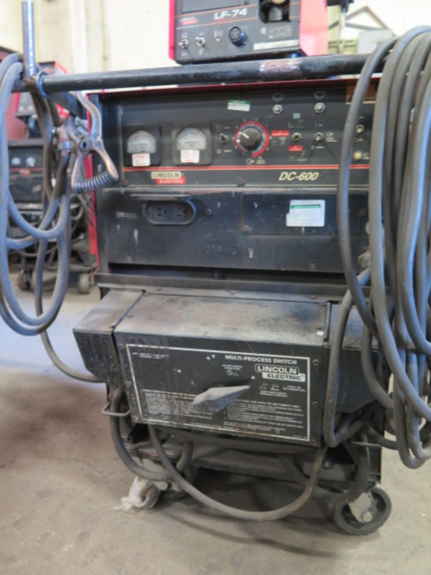 Lincoln DC-600 DC Arc Welding Power Source s/n U1050624656 w/ Lincoln Multi-Process Switch, - Image 4 of 5