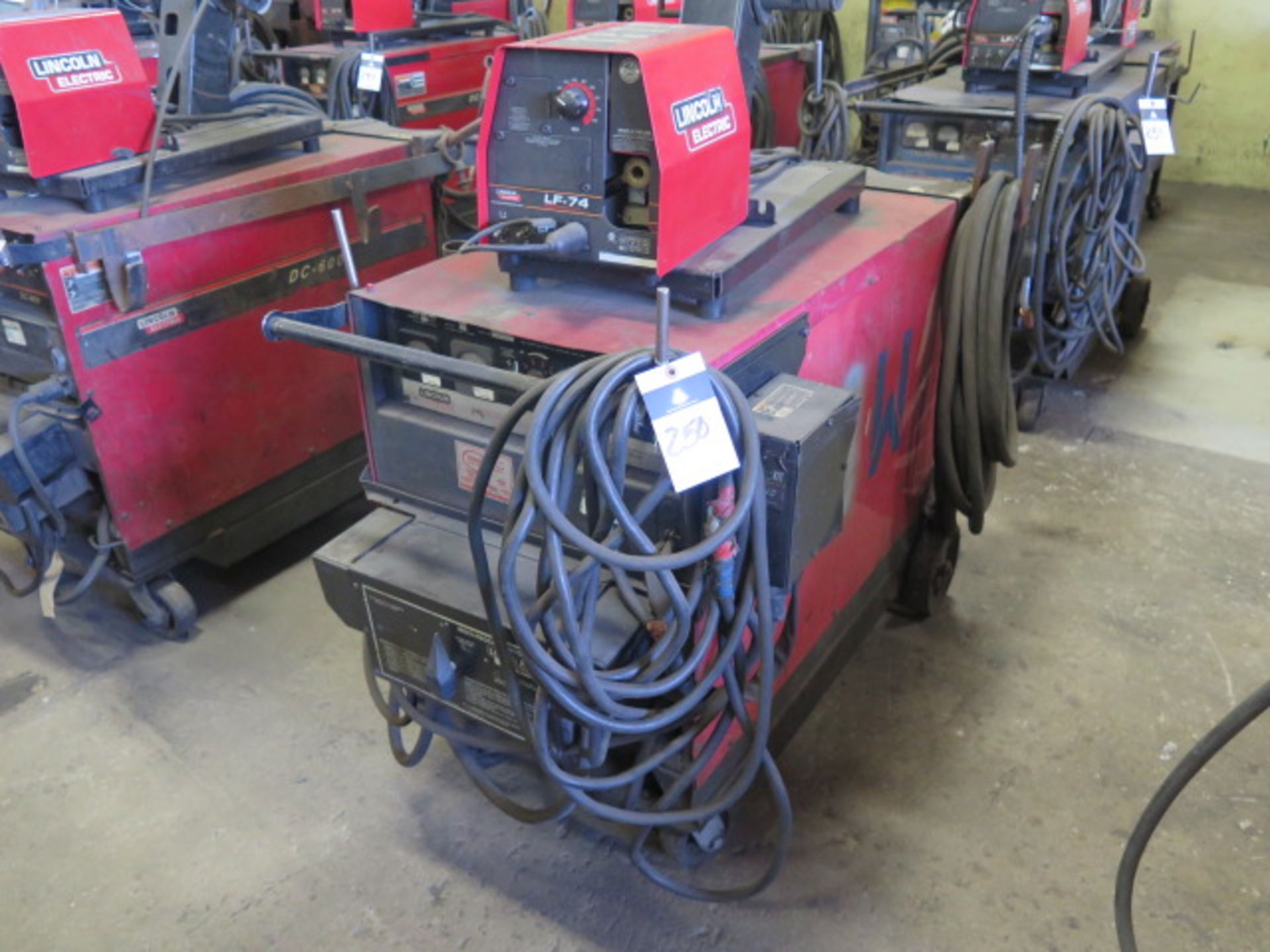 Lincoln Idealarc DC-600 CV/CC-DC Arc Welding Power Source s/n U1981008289 w/ Lincoln Multi-Process