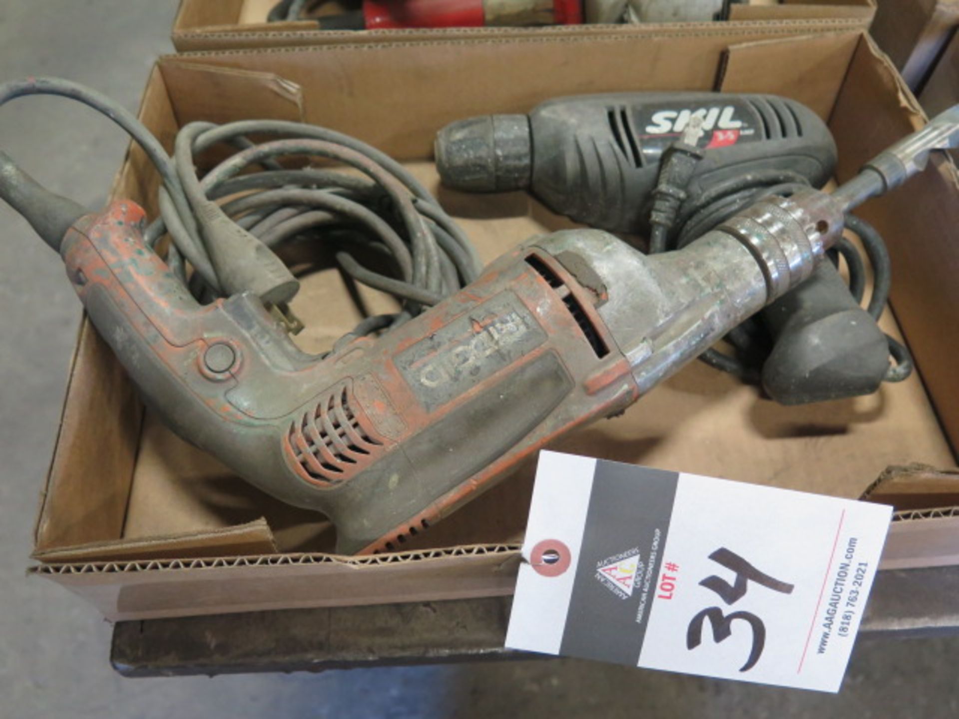 Rigid and Skil Electric Drills (2)