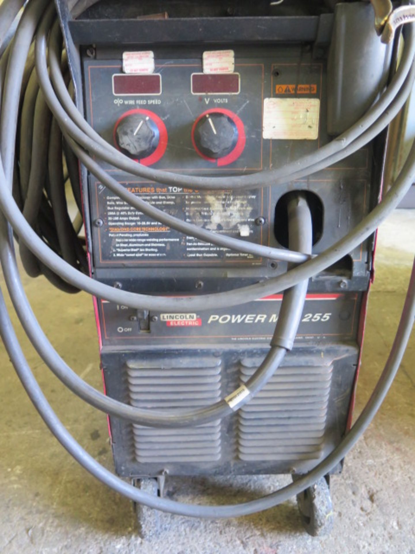 Lincoln PowerMIG 255 MIG Welding Power Source s/n U1000410612 - Image 3 of 6