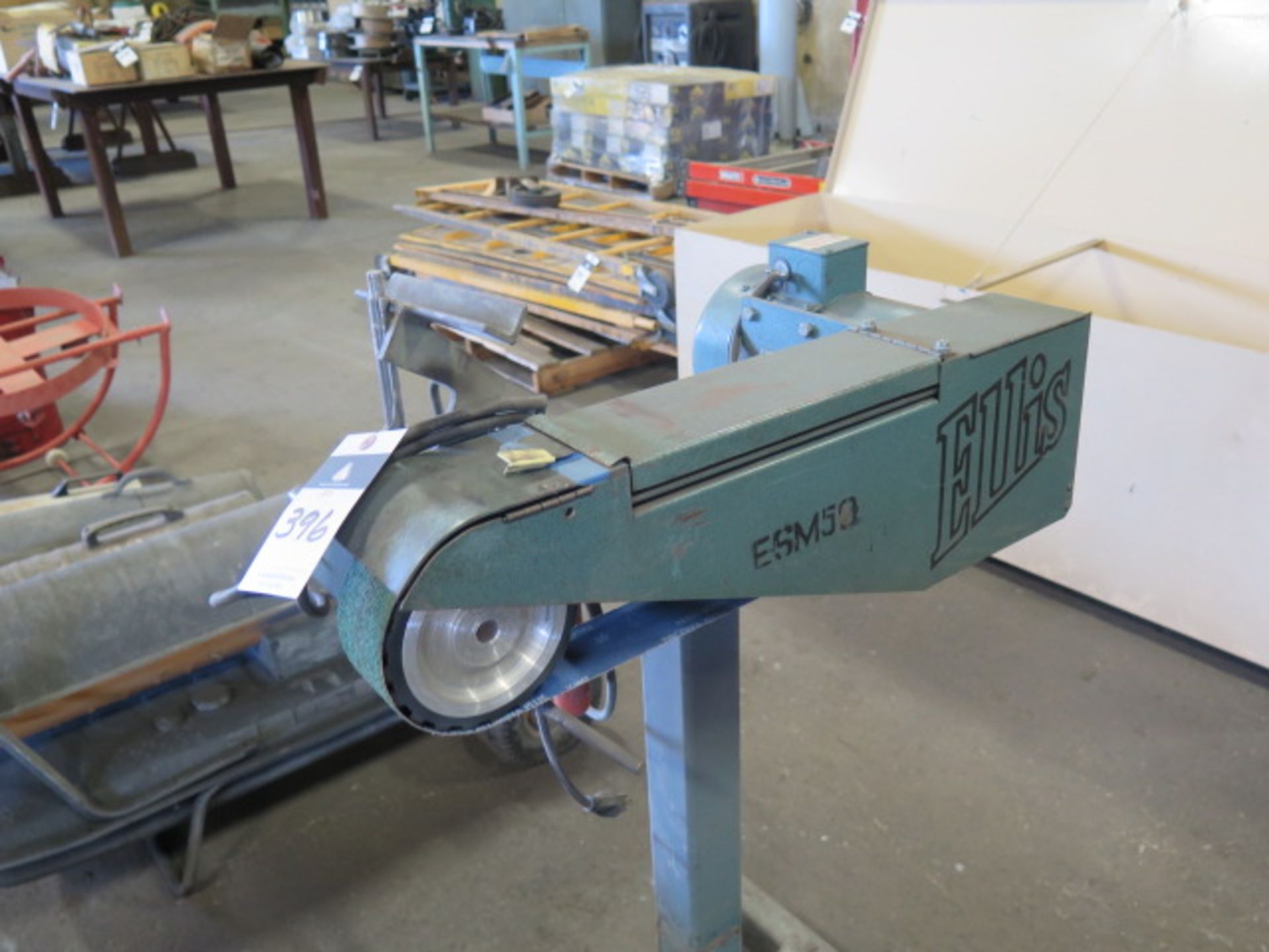 Ellis mdl. 6000 2 ½” Pedestal Belt Sander s/n 60BG2812 - Image 2 of 5