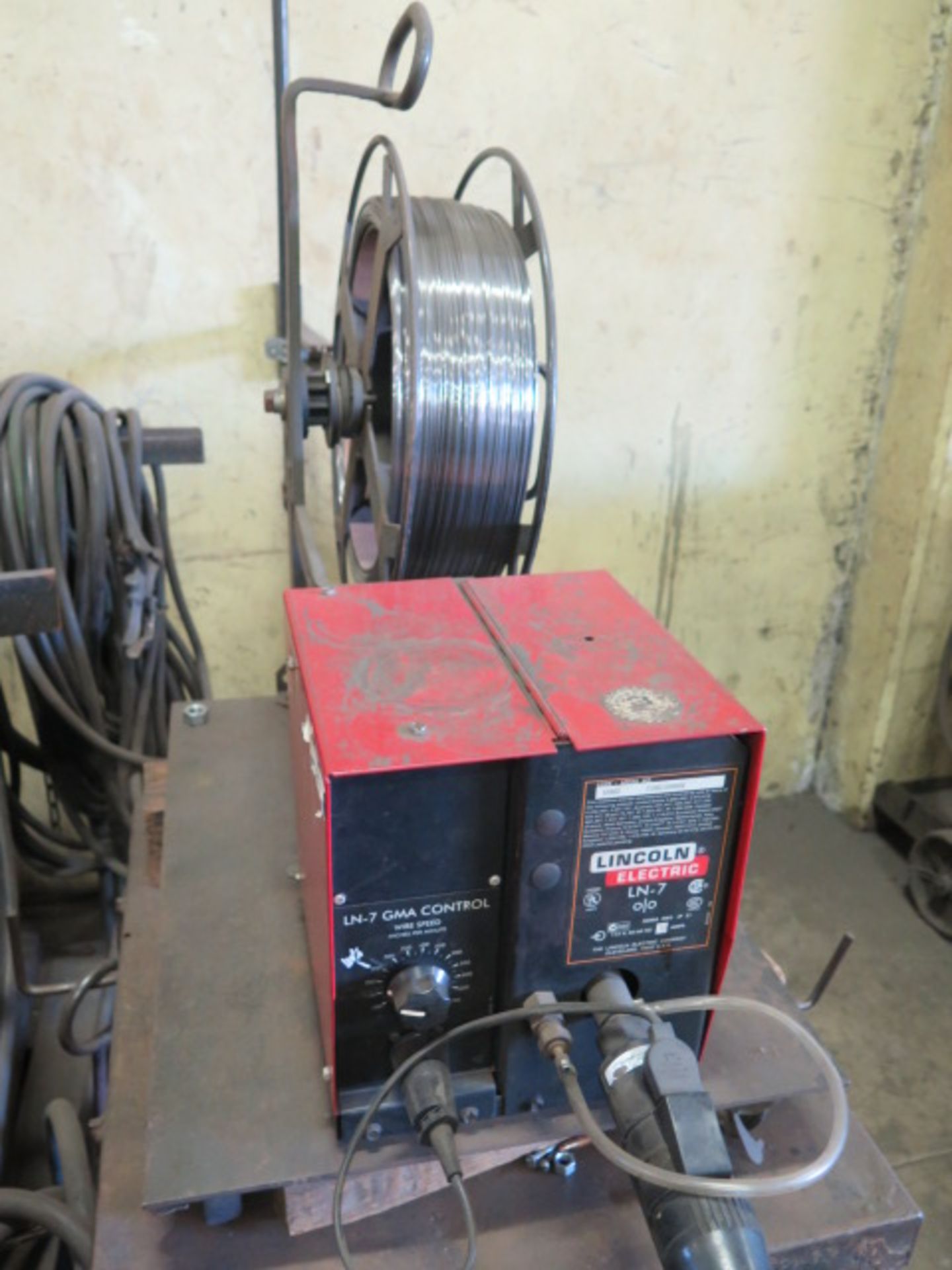 Lincoln DC-400 CV-DC Arc welding Power Source s/n AC599057 w/ Multi-Process Switch, Lincoln LN-7 - Image 3 of 7