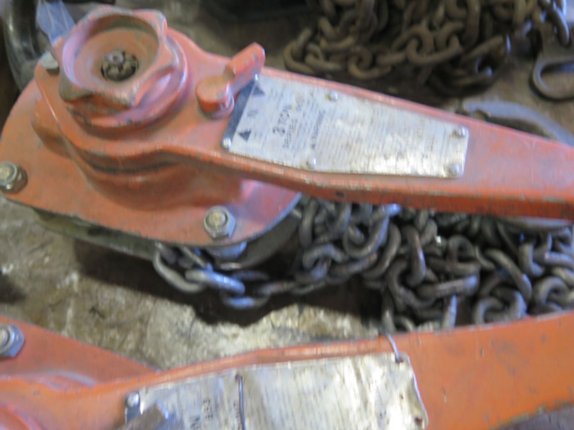 3 Ton Chain Come-Alongs (2) - Image 3 of 5