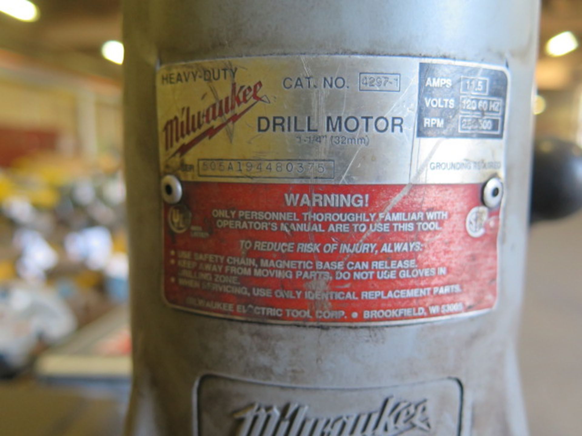 Milwaukee Magnetic Base Drill - Image 3 of 3