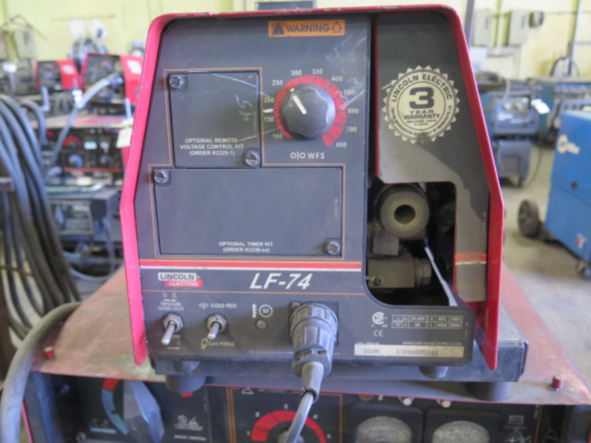 Lincoln DC-400 DC Arc Welding Power Source s/n U1060915031 w/ Lincoln Multi-Process Switch, - Image 4 of 7