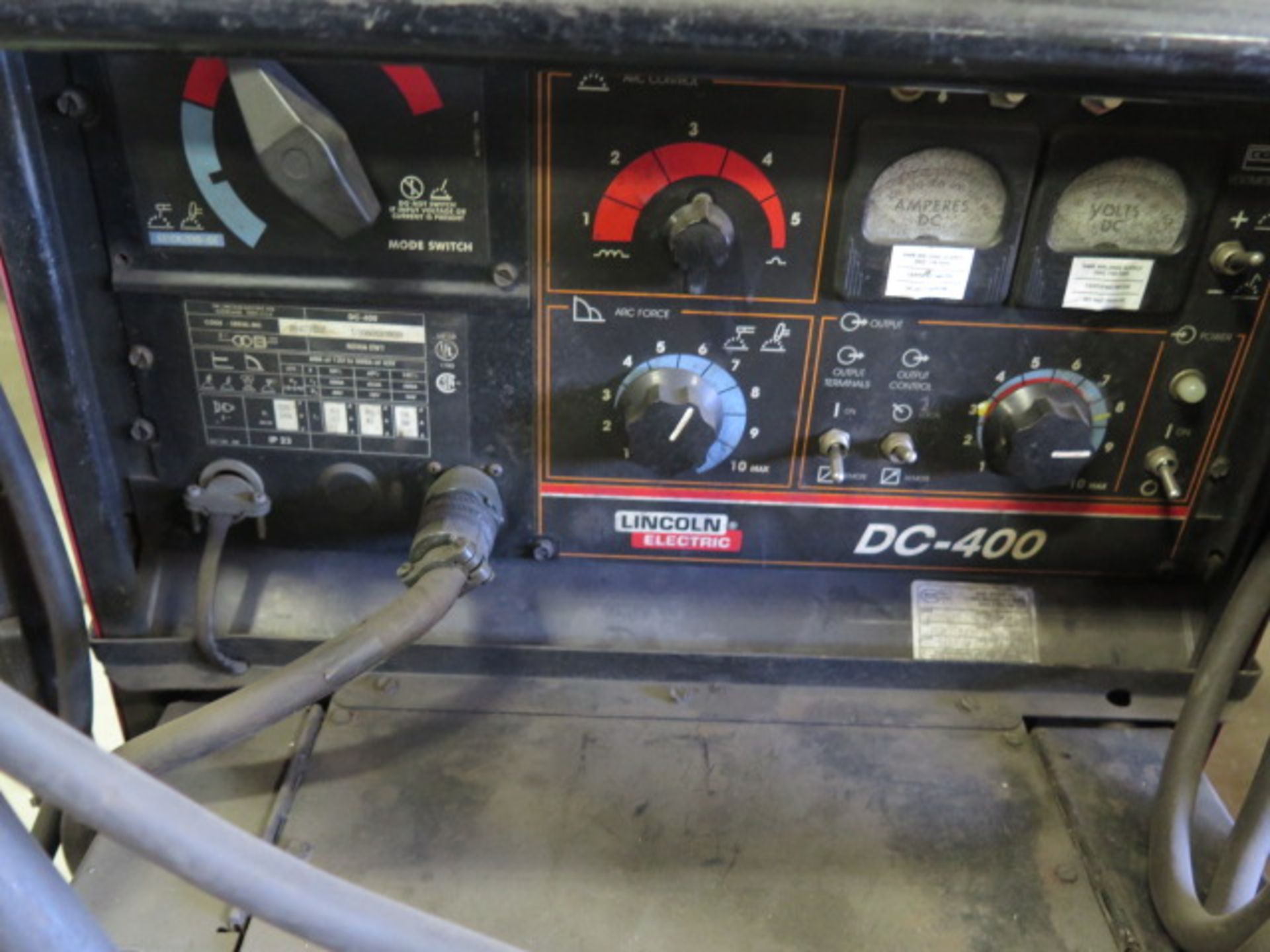 Lincoln DC-400 DC Arc Welding Power Source s/n U1060510939 w/ Lincoln Multi-Process Switch, - Image 7 of 7