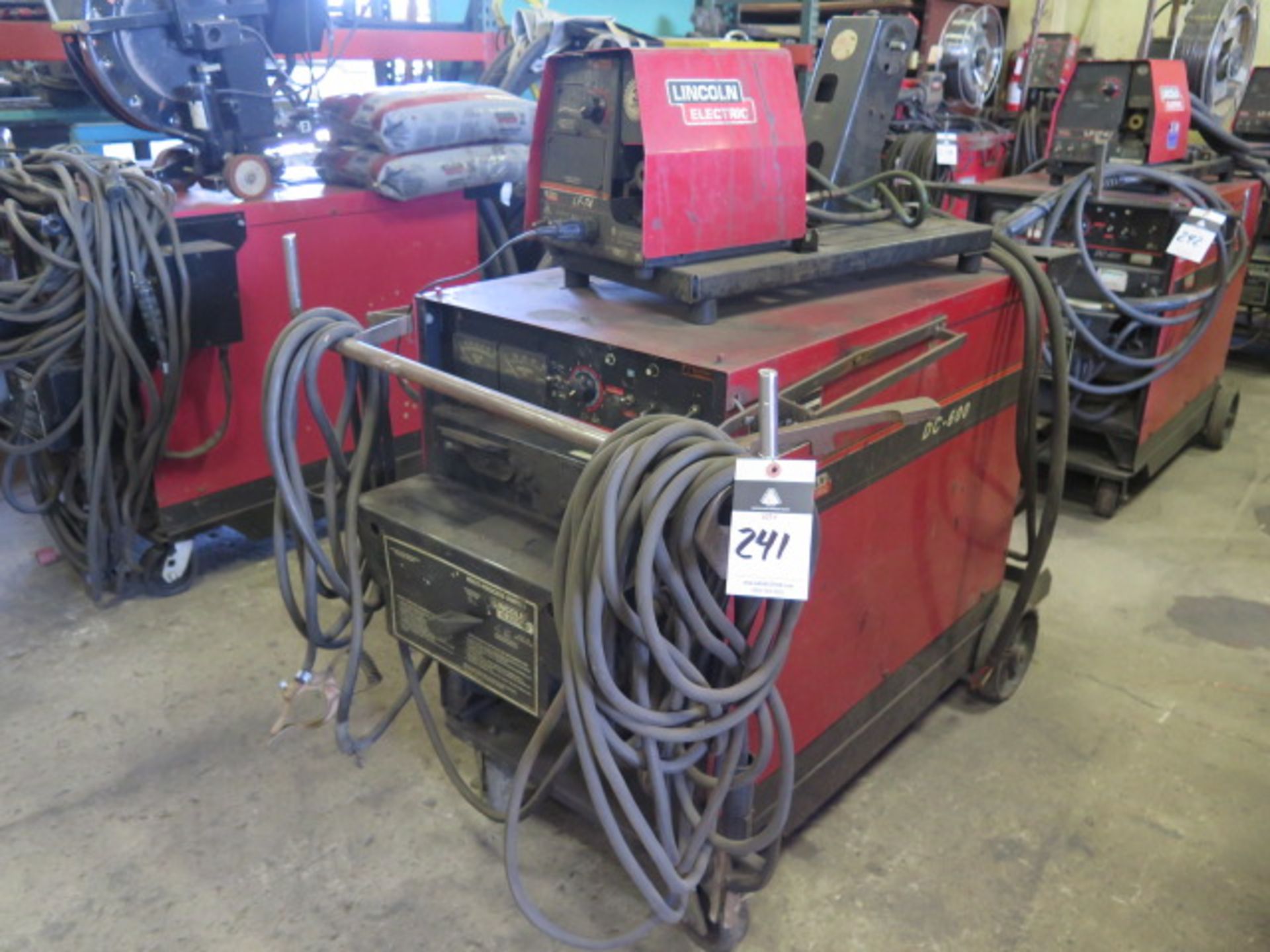 Lincoln DC-600 DC Arc Welding Power Source s/n U1080907228 w/ Lincoln Multi-Process Switch,