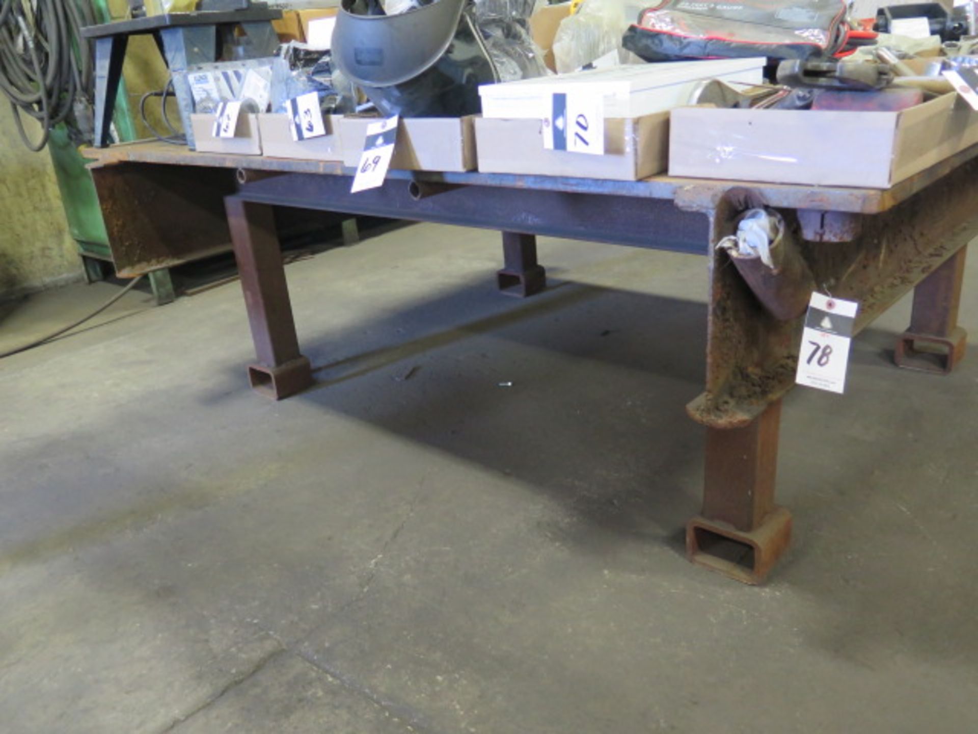 72" x 84" Steeel Welding Table - Image 2 of 2