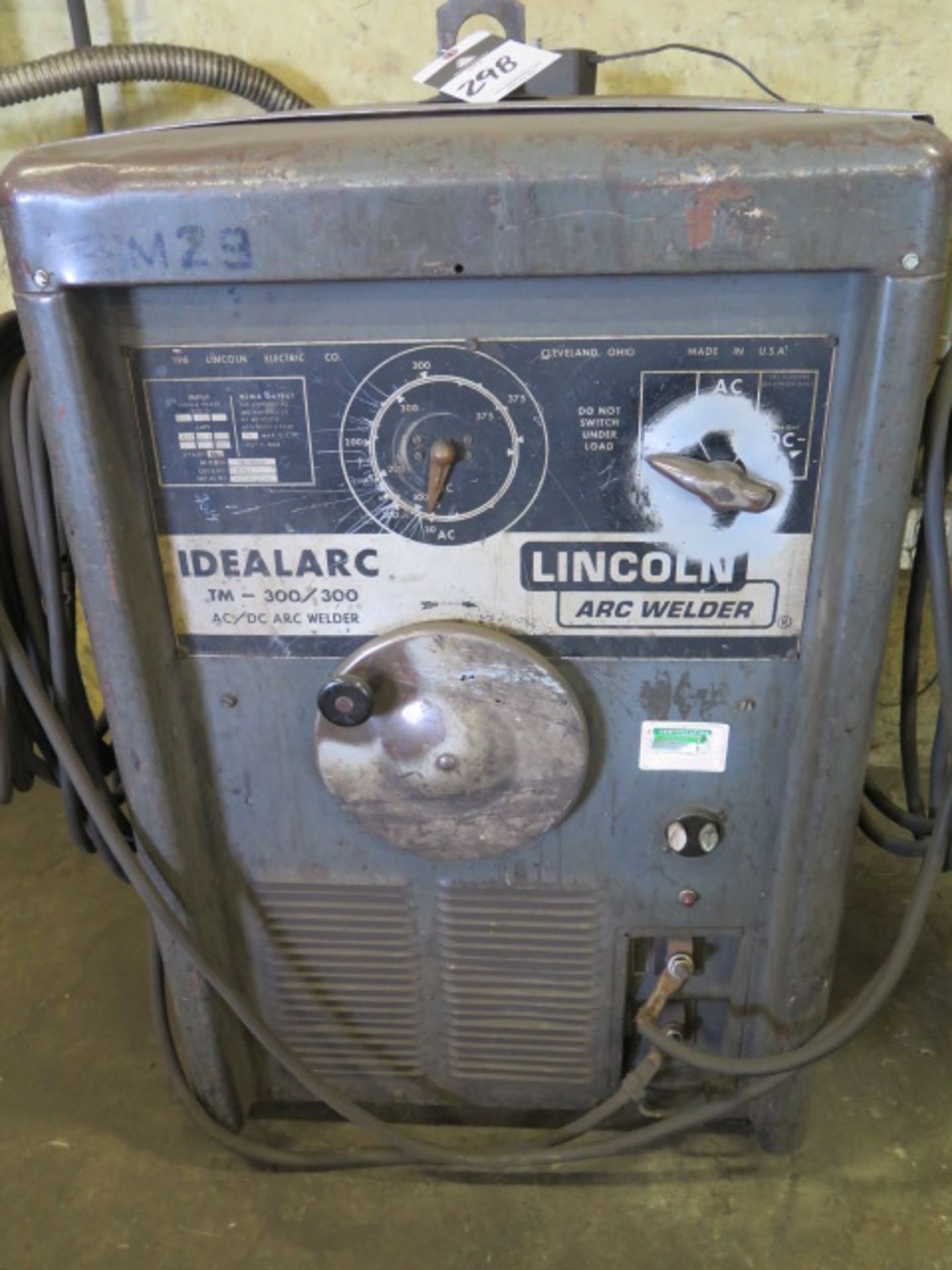 Lincoln Idealarc TM-300/300 AC/DC Arc Welding Power Source s/n AC-322983 - Image 2 of 4