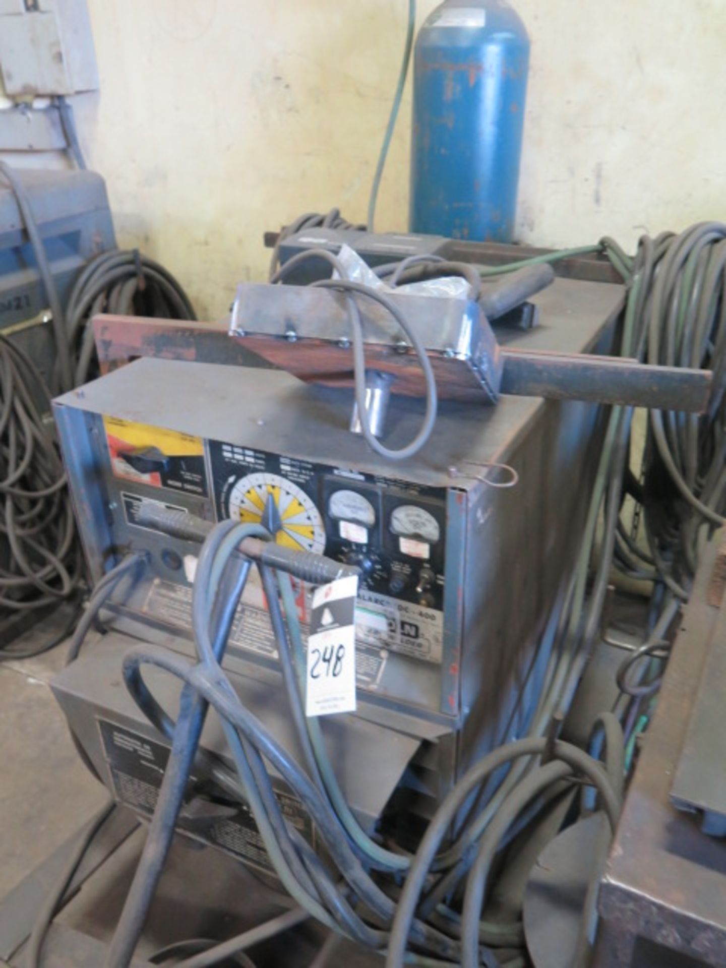 Lincoln DC-400 CV-DC Arc welding Power Source s/n AC599057 w/ Multi-Process Switch, Lincoln LN-7 - Image 5 of 7