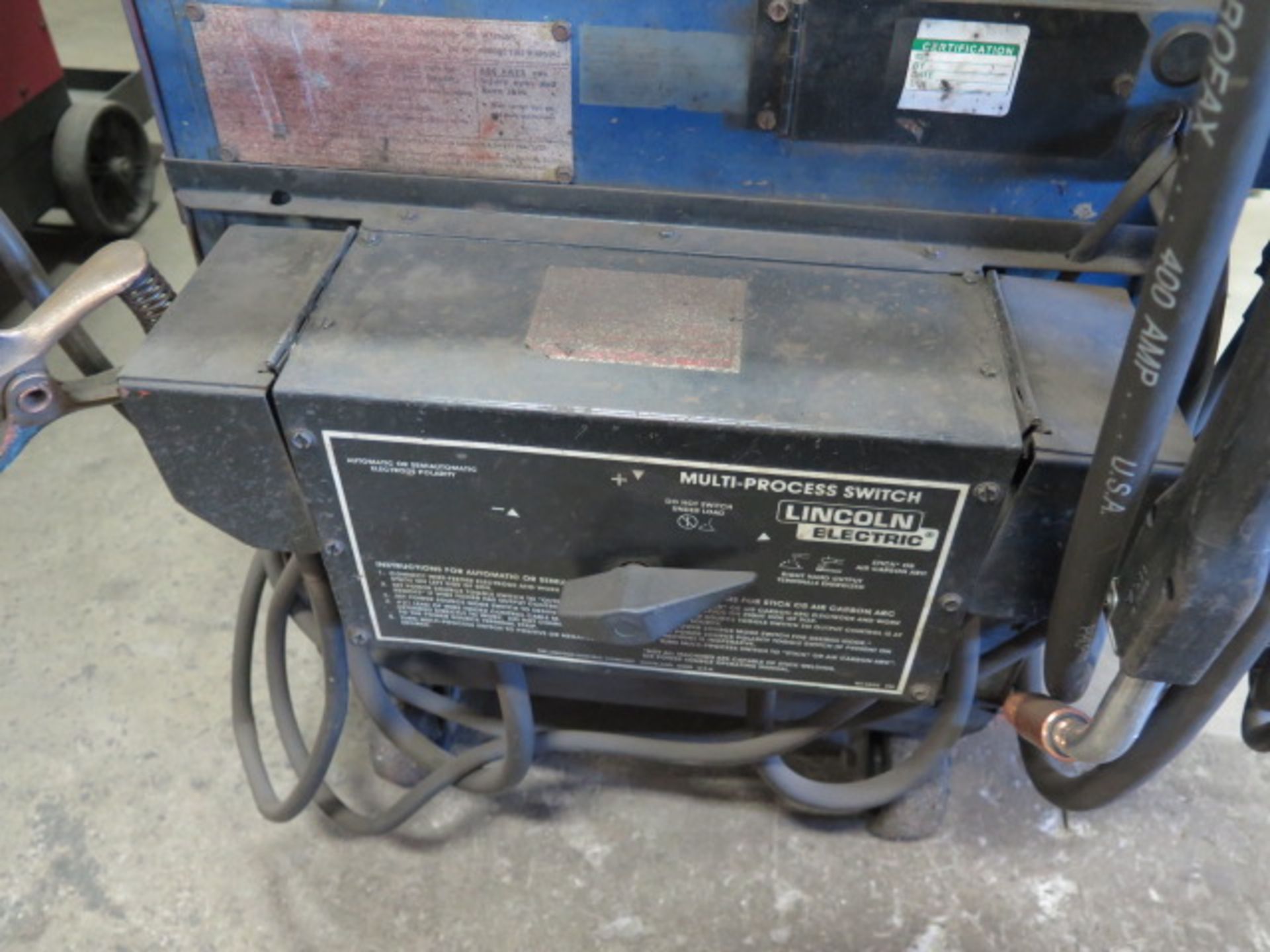 Lincoln Idealarc DC-600 DC Arc Welding Power Source s/n AC-606573 w/ Lincoln Multi-Process Switch, - Image 6 of 8