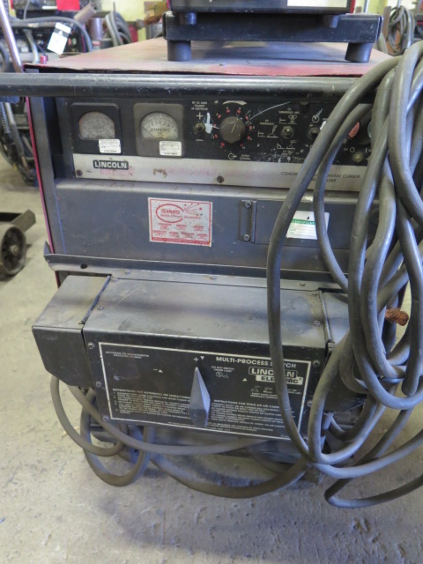 Lincoln Idealarc DC-600 CV/CC-DC Arc Welding Power Source s/n U1981008289 w/ Lincoln Multi-Process - Image 5 of 7