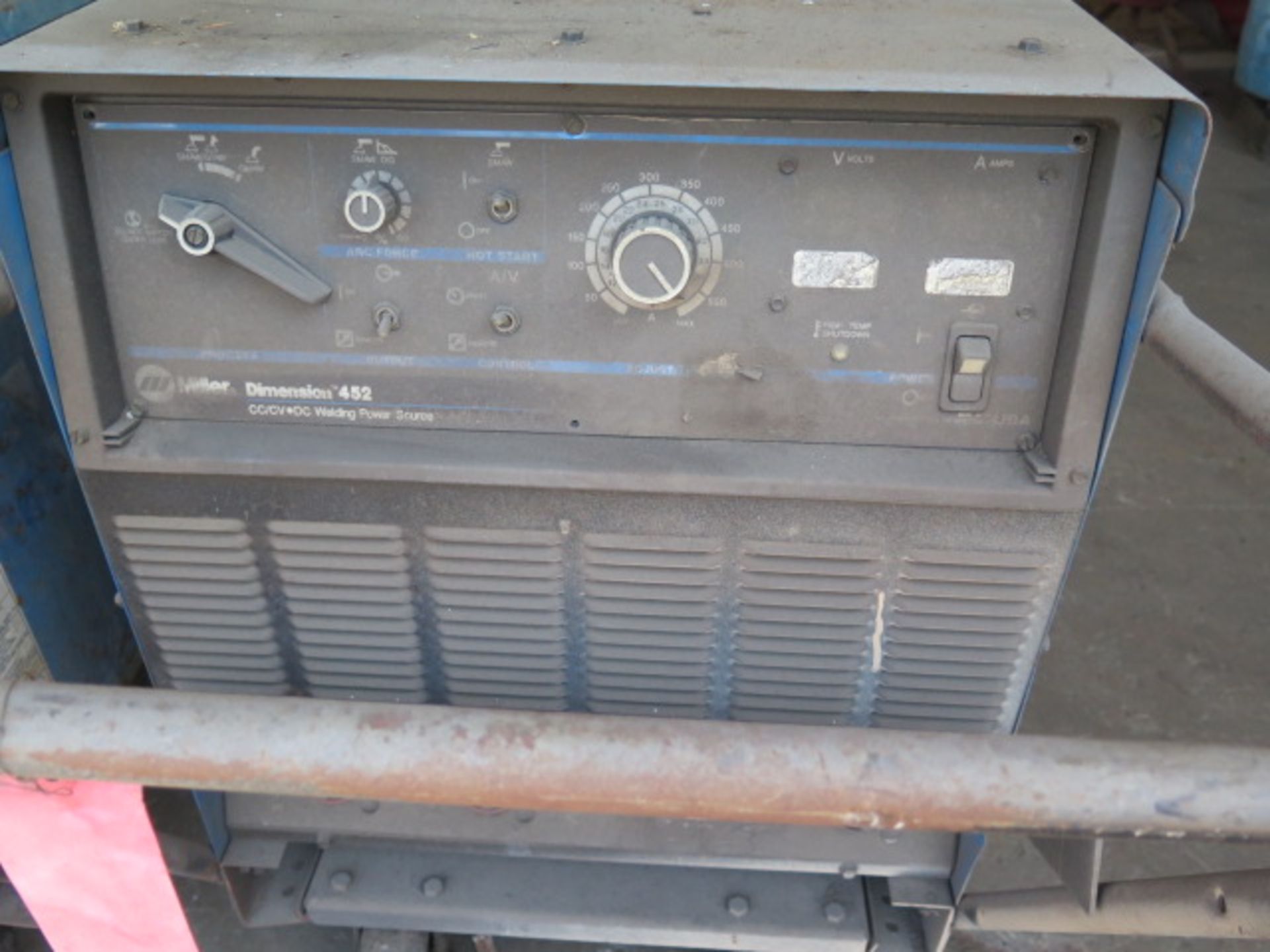 Miller Dimension 452 CC/CV-DC Arc Welding Power Sources (2) s/n’s KJ209486 and KH392331 (NEED WORK) - Image 3 of 4