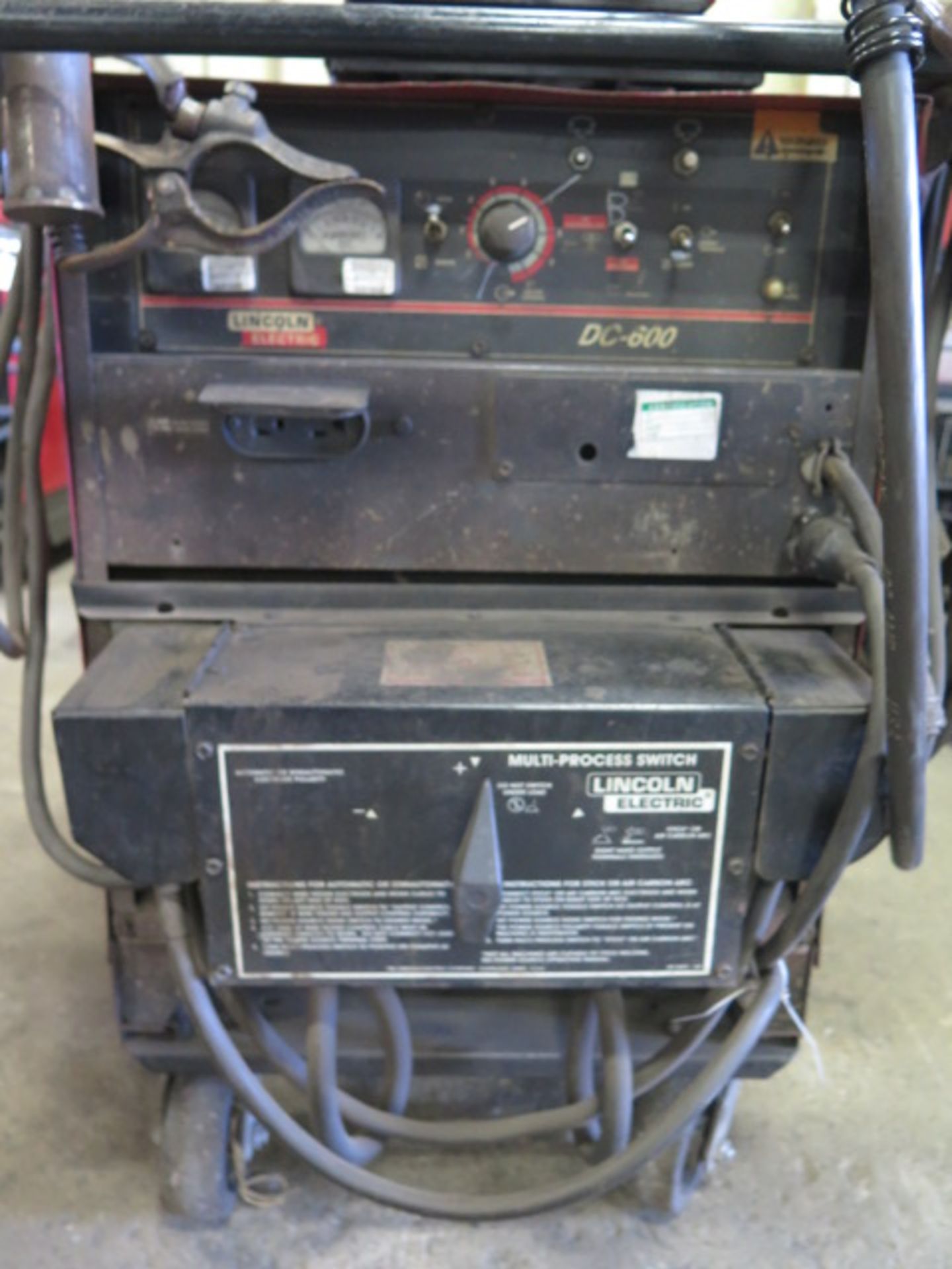 Lincoln DC-600 DC Arc Welding Power Source s/n U1020802421 w/ Lincoln Multi-Process Switch, - Image 6 of 7
