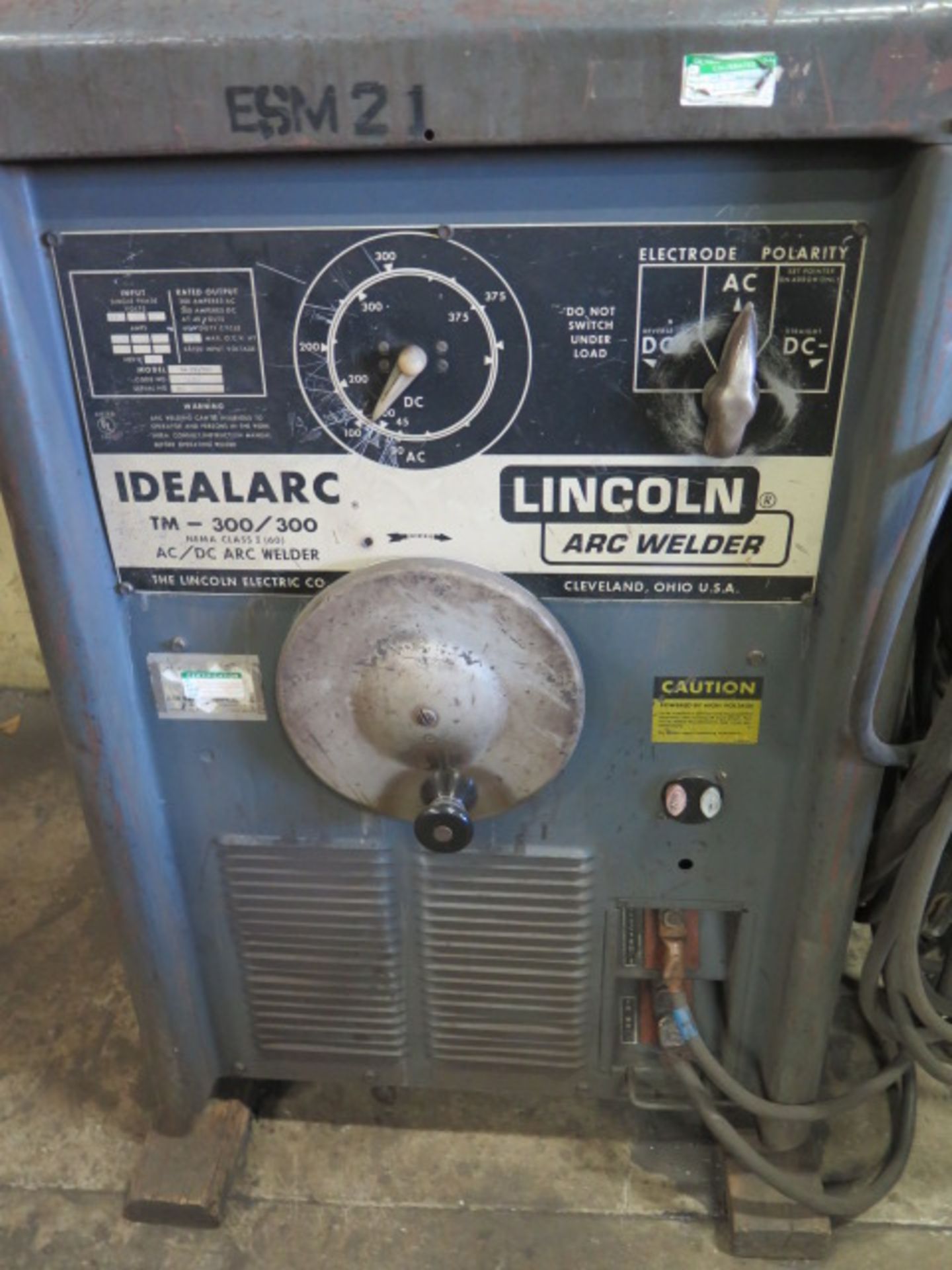 Lincoln Idealarc TM-300/300 AC/DC Arc Welding Power Source s/n AC-441862 - Image 2 of 4