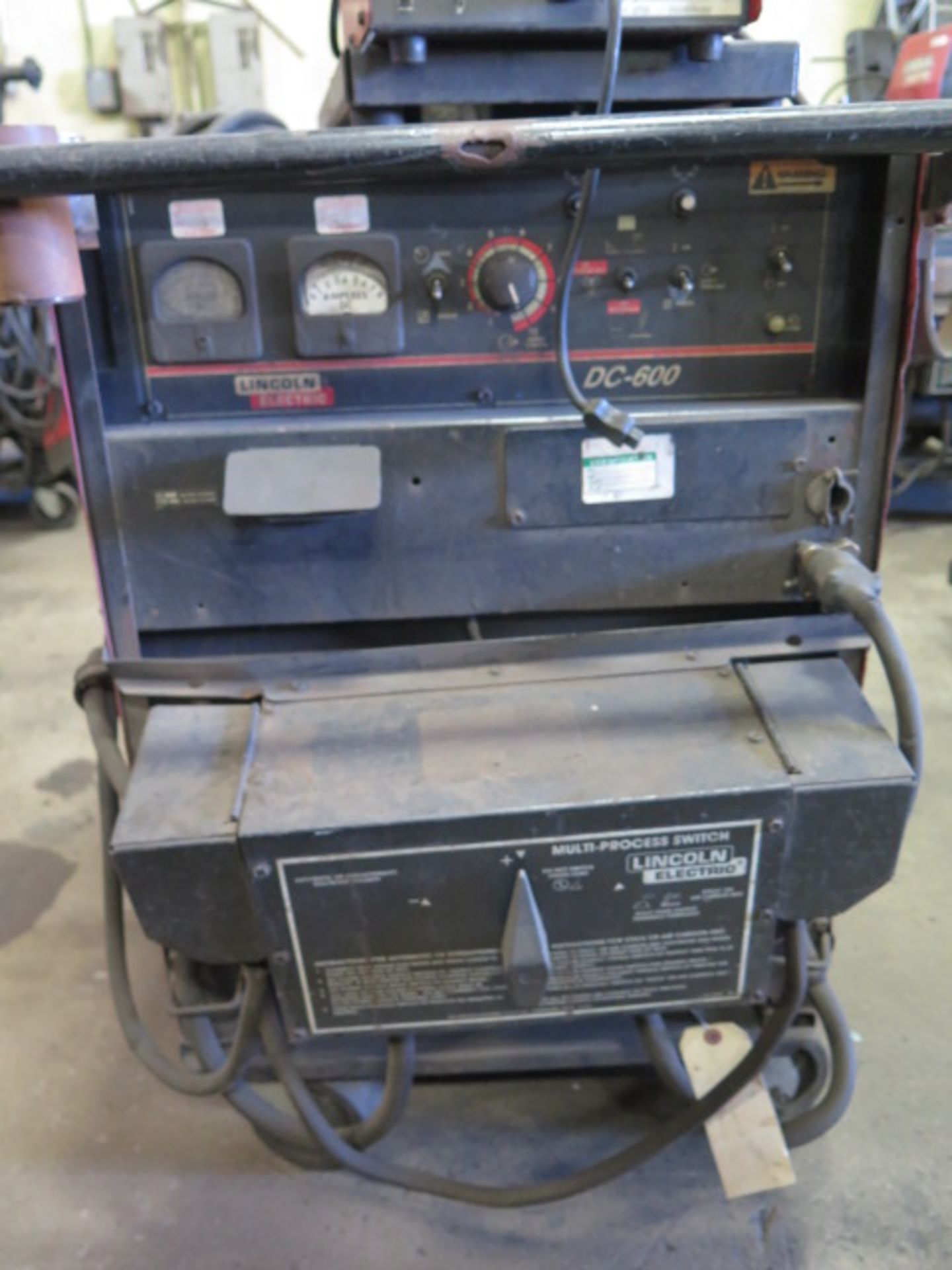 Lincoln DC-600 DC Arc Welding Power Source s/n U1000811153 w/ Lincoln Multi-Process Switch, - Image 3 of 4