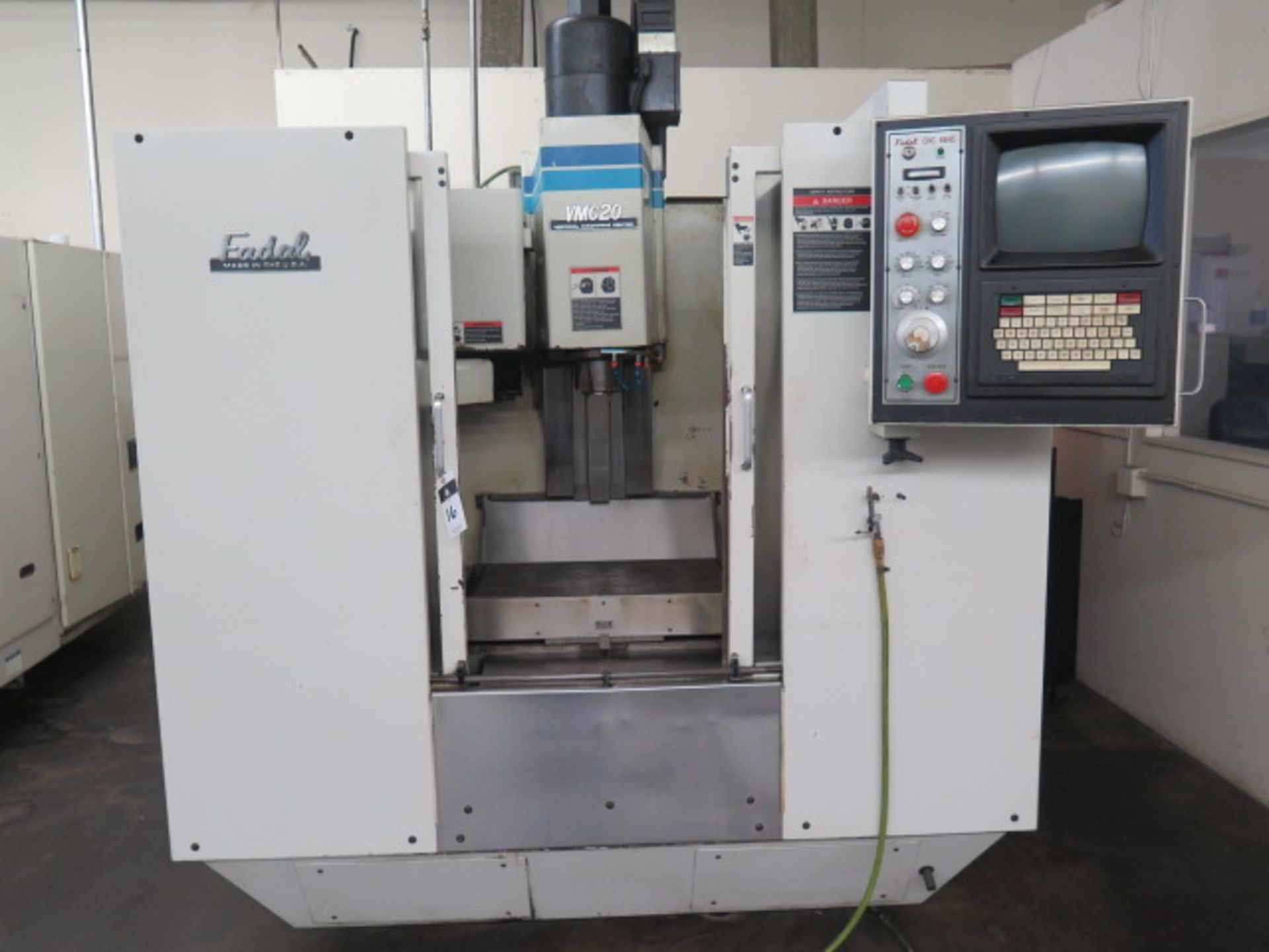 Fadal VMC20 mdl. 904-20 CNC Vertical Machining Center s/n 9311226 w/ Fadal CNC88HS Controls, 16- - Image 2 of 11