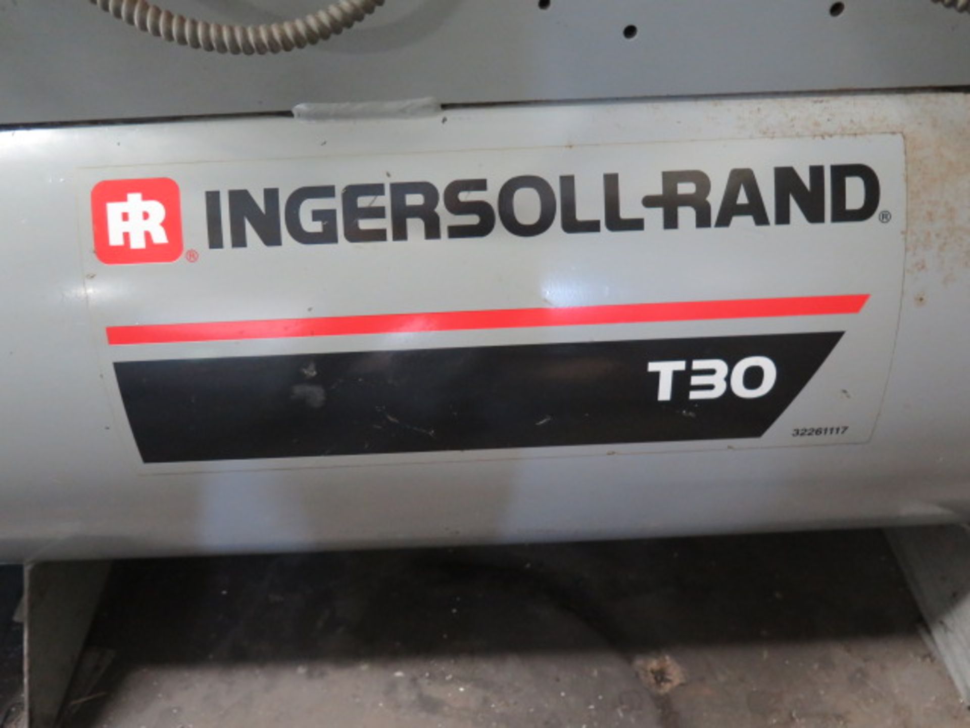 Ingersoll Rand 10Hp Horizontal Air Compressor w/ 80 Gallon Tank and Arrow Refrigerated Air Dryer - Image 2 of 4