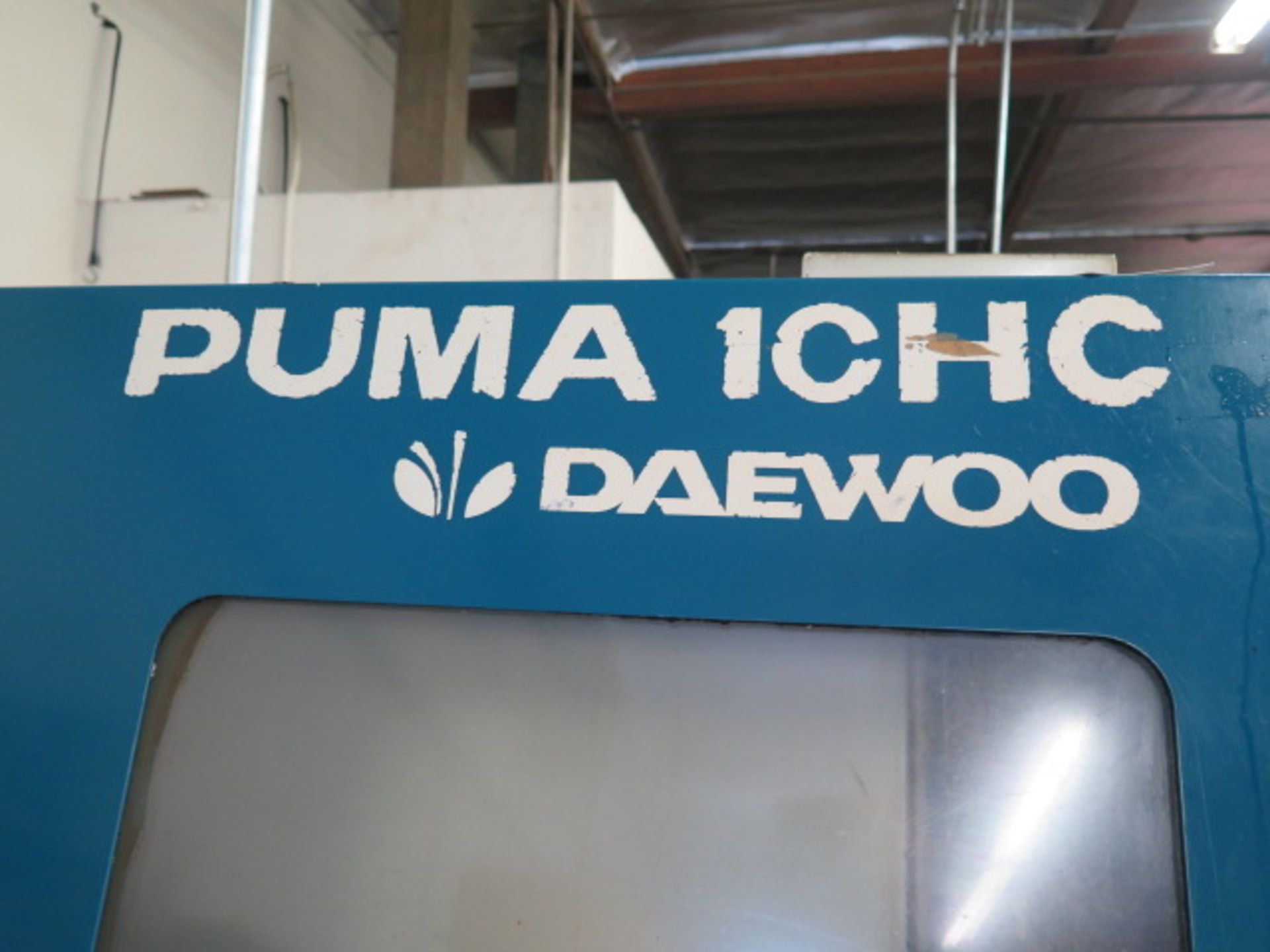 1995 Daewoo PUMA 10HC CNC turning Center s/n PH100342 w/ Fanuc Controls, Tool Presetter, 10- - Image 4 of 16