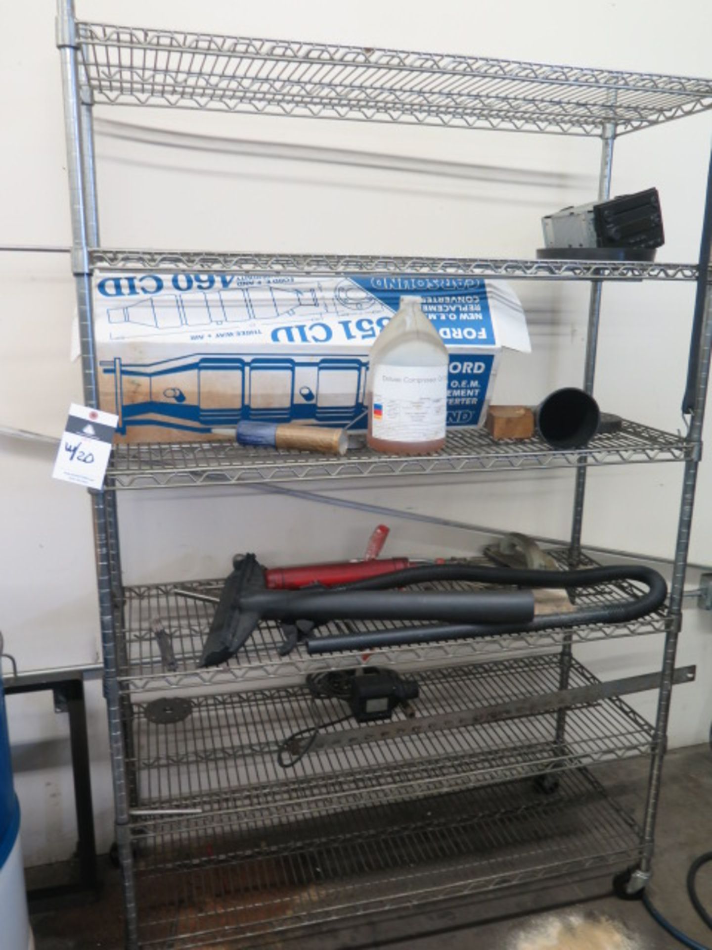 Vise Jaws, Fixtures and (3) Shelves - Image 4 of 4