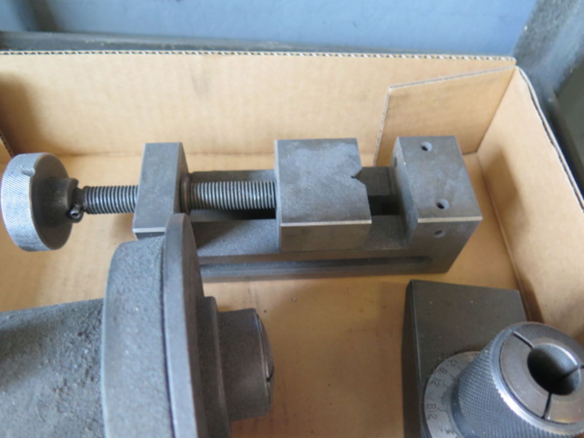 5C Spin Fixture, Endmill Sharpening Fixture and Machine Vise - Image 3 of 4