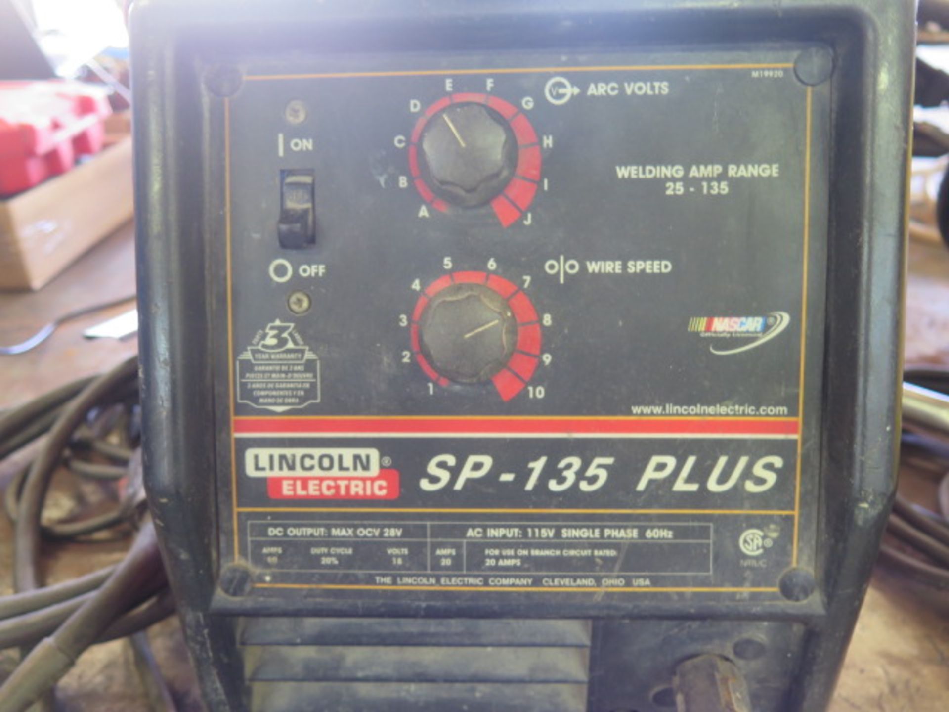 Lincoln SP-135 PLUS 110 Volt Arc Welding Power Source - Image 4 of 4