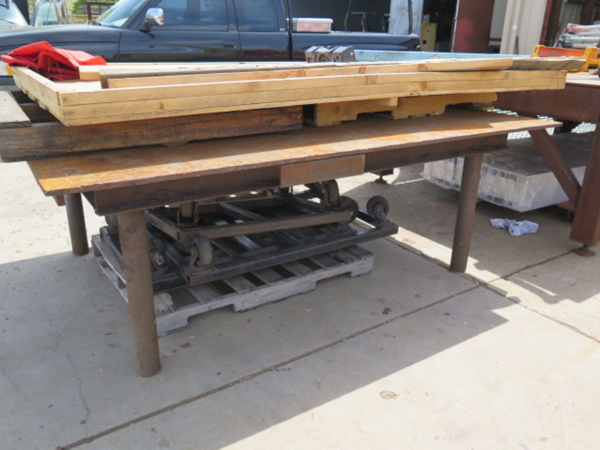 72" x 90" Steel Welding Table