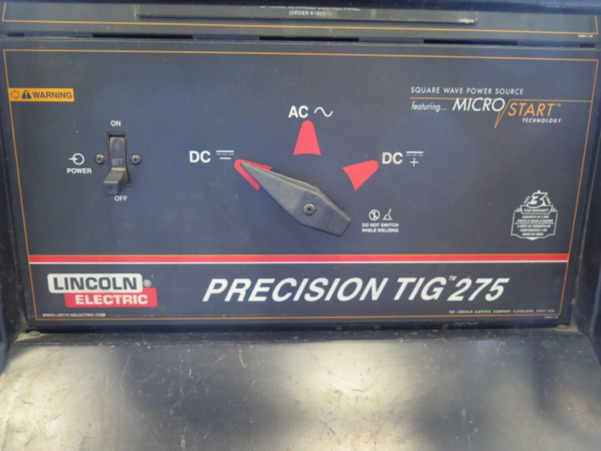 Lincoln Precision TIG275 AC/DC Square Wave Power Source s/n U1060611206 w/ Micro-Start - Image 6 of 6