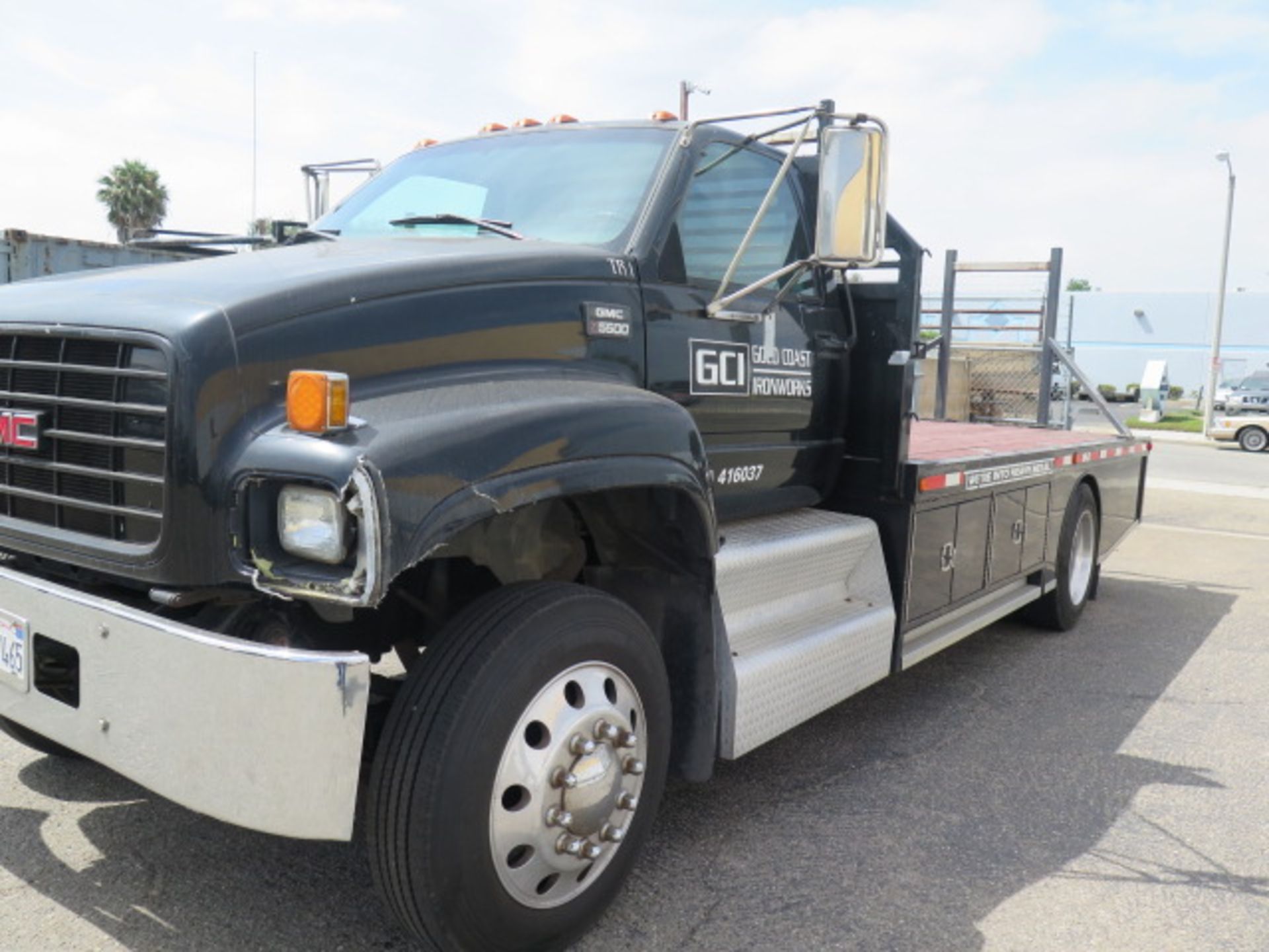 1998 GMC C5500 15’ Flatbed Truck Lisc# 7X17465 w/ 6.0L LPG Engine, 5-Speed Manual Trans, 26,000 - Image 2 of 20