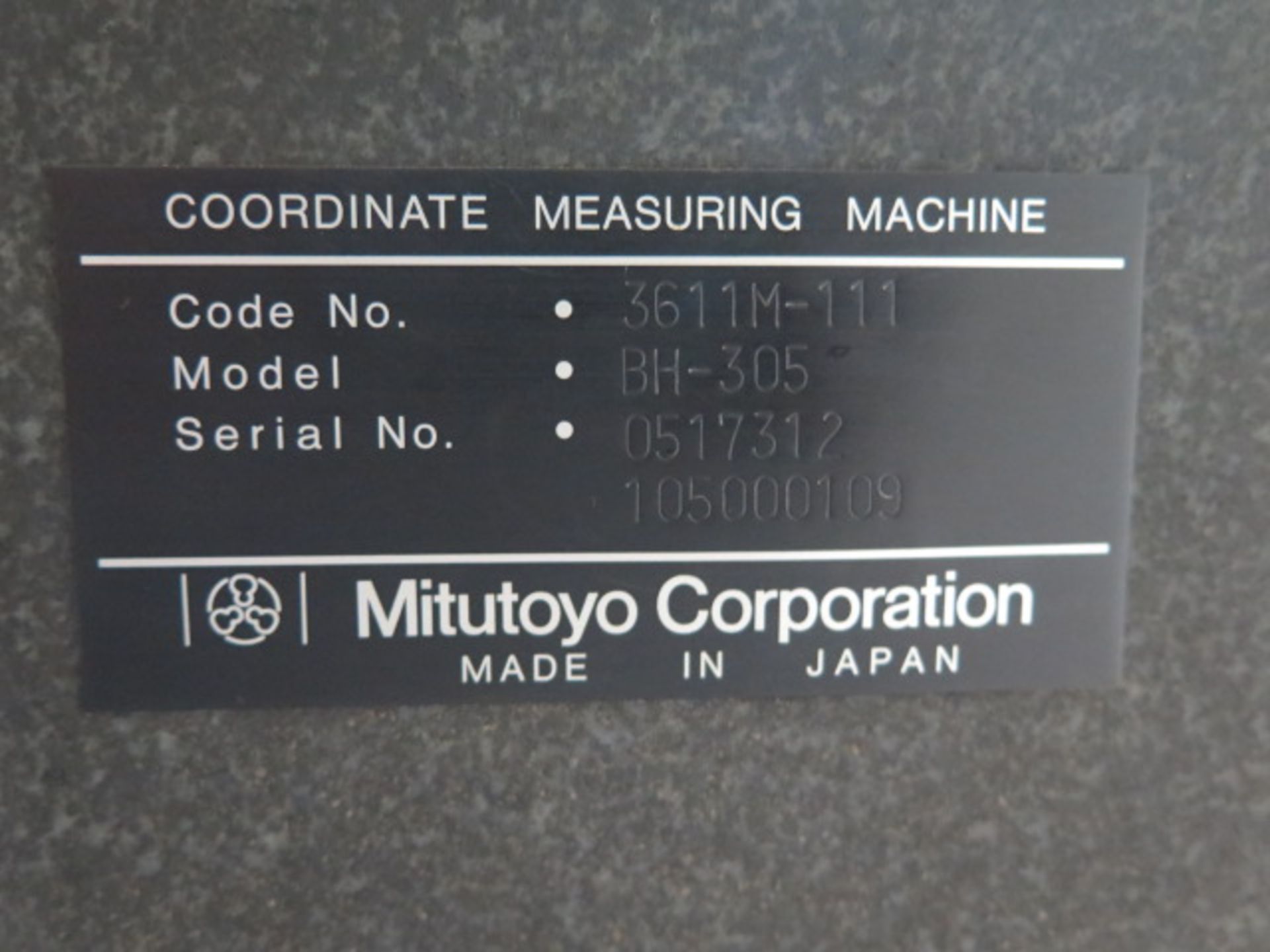 Mitutoyo BH305 CMM Machine s/n 0517312 w/ 2018 CMM Manager 3.7 SP2 Software Update, Renishaw PH1 - Image 13 of 13