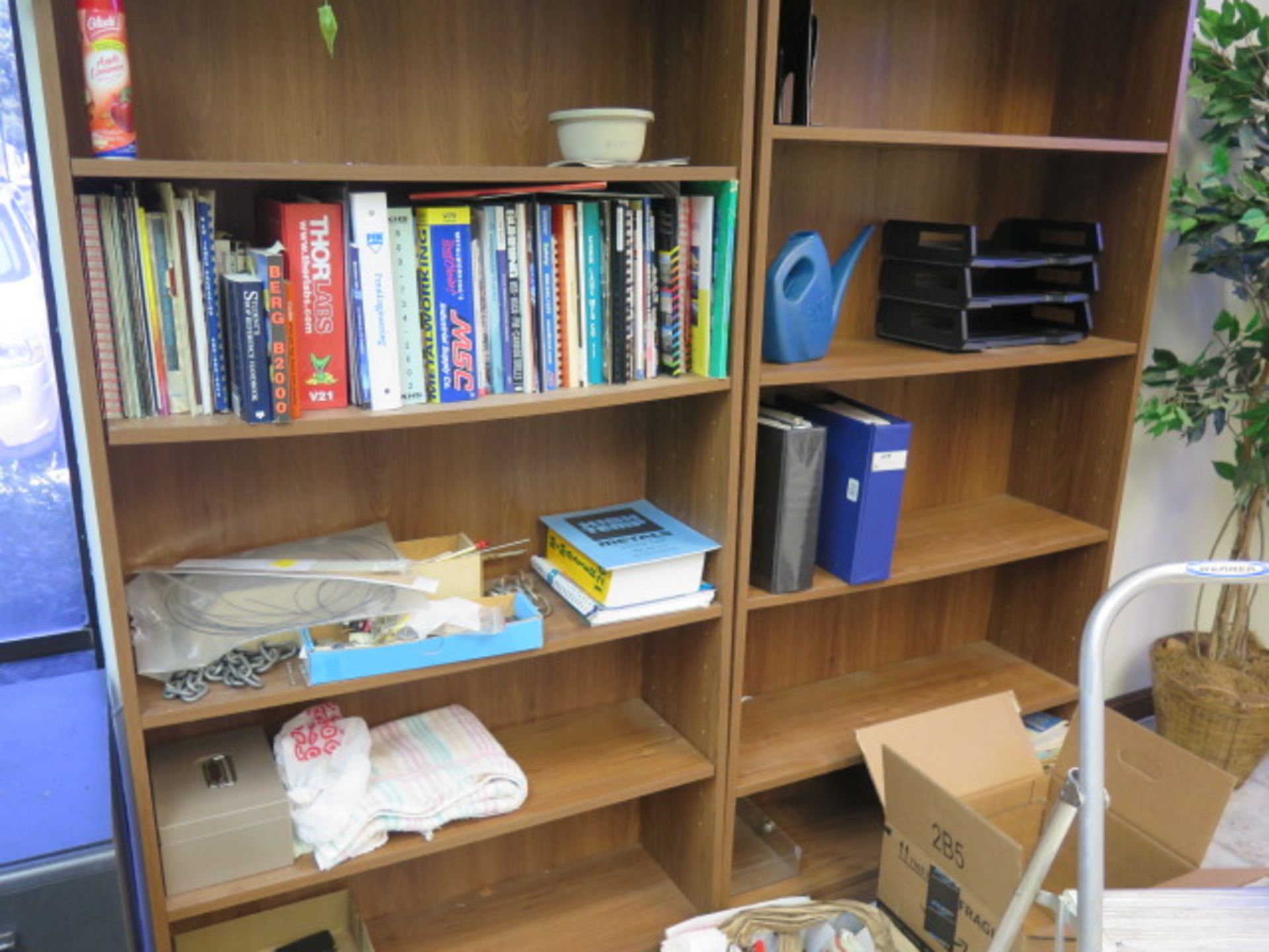 Secretarys Desk, Book Shelves, Tables and Chairs - Image 3 of 6
