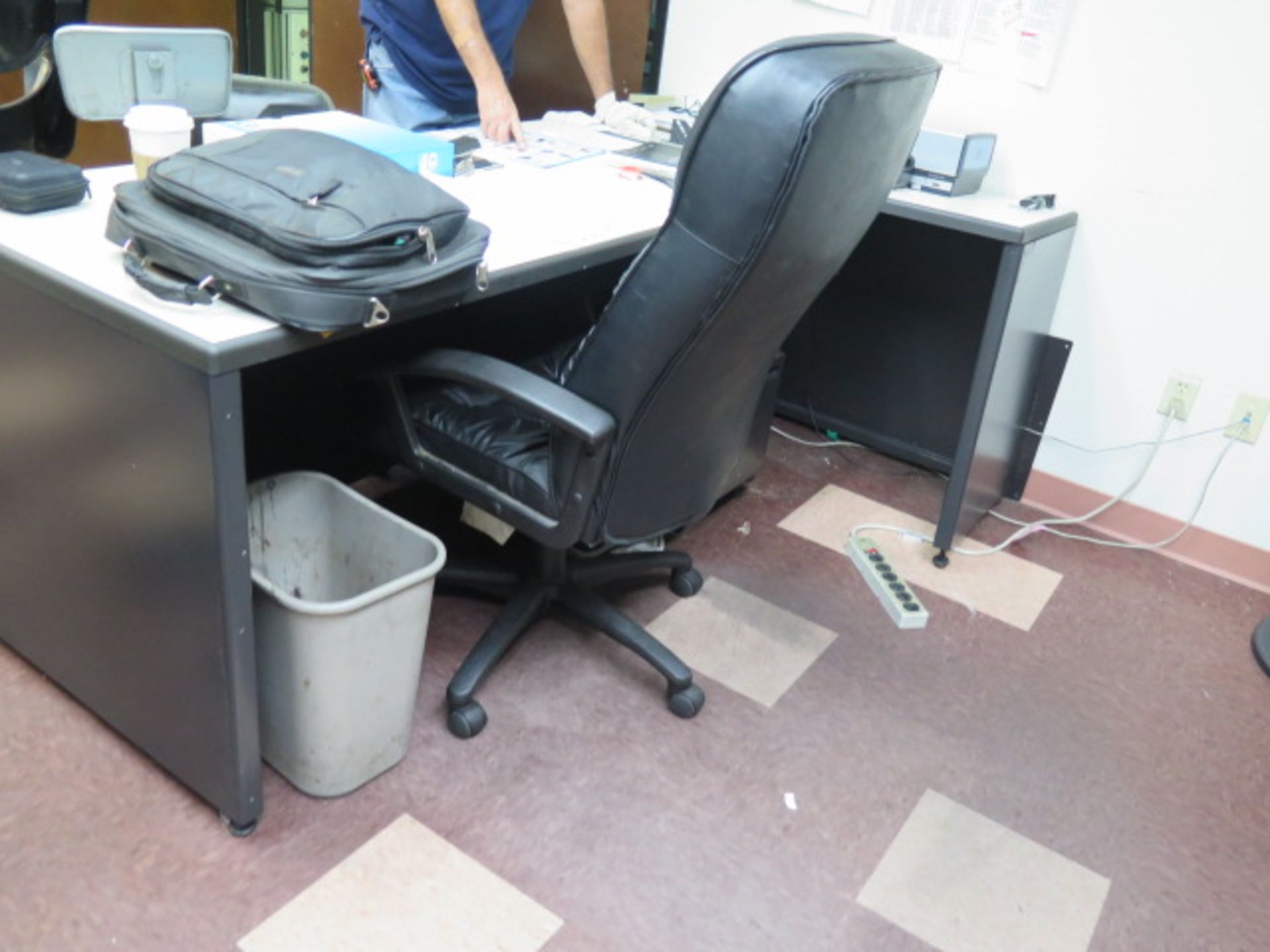 Desks (2) and Office Chairs - Image 3 of 3