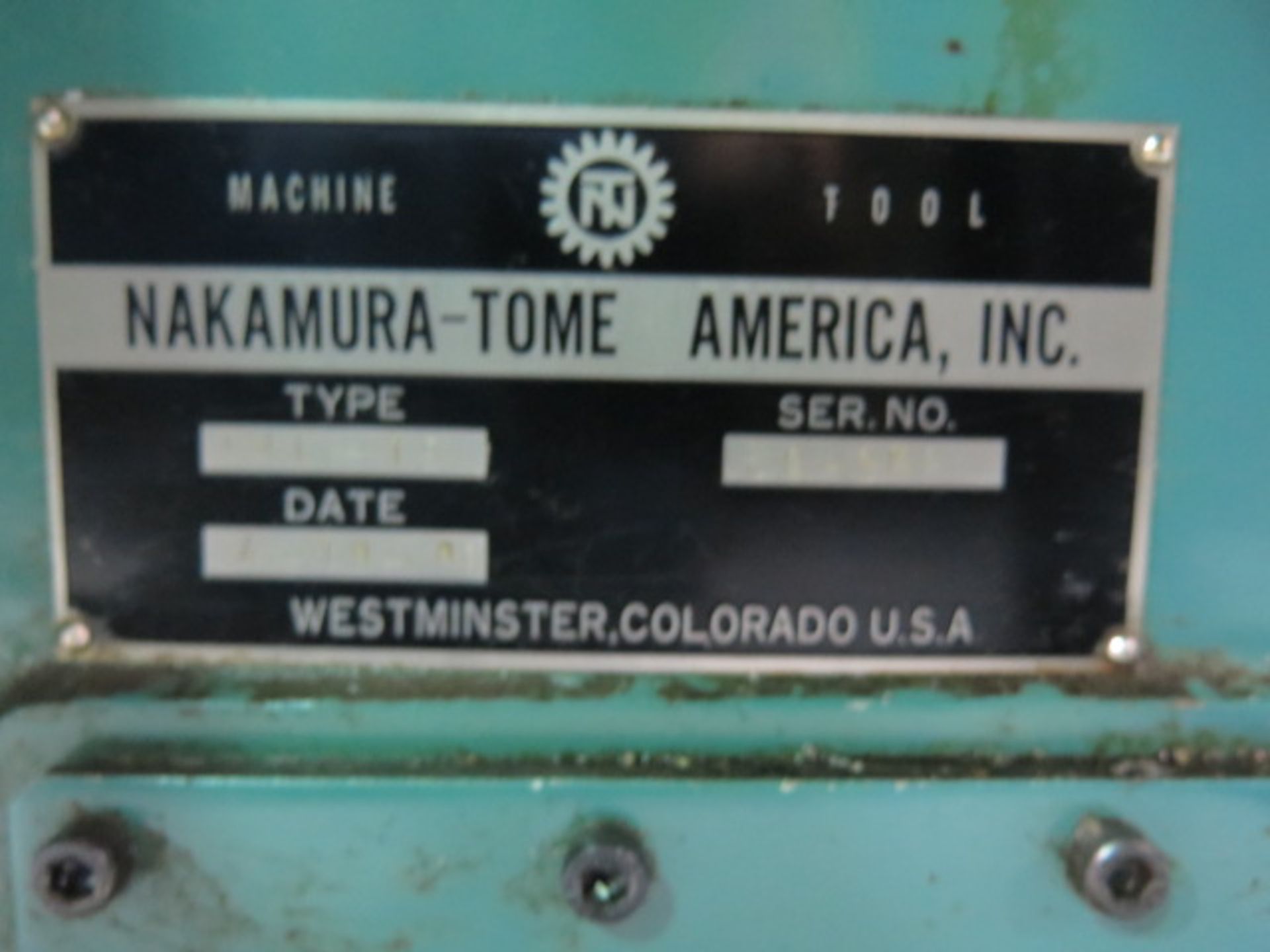 1996 Nakamura Tome TMC-15 CNC Turning Center s/n E04904 w/ Fanuc Series 0-T Controls, 10-Station - Image 9 of 10