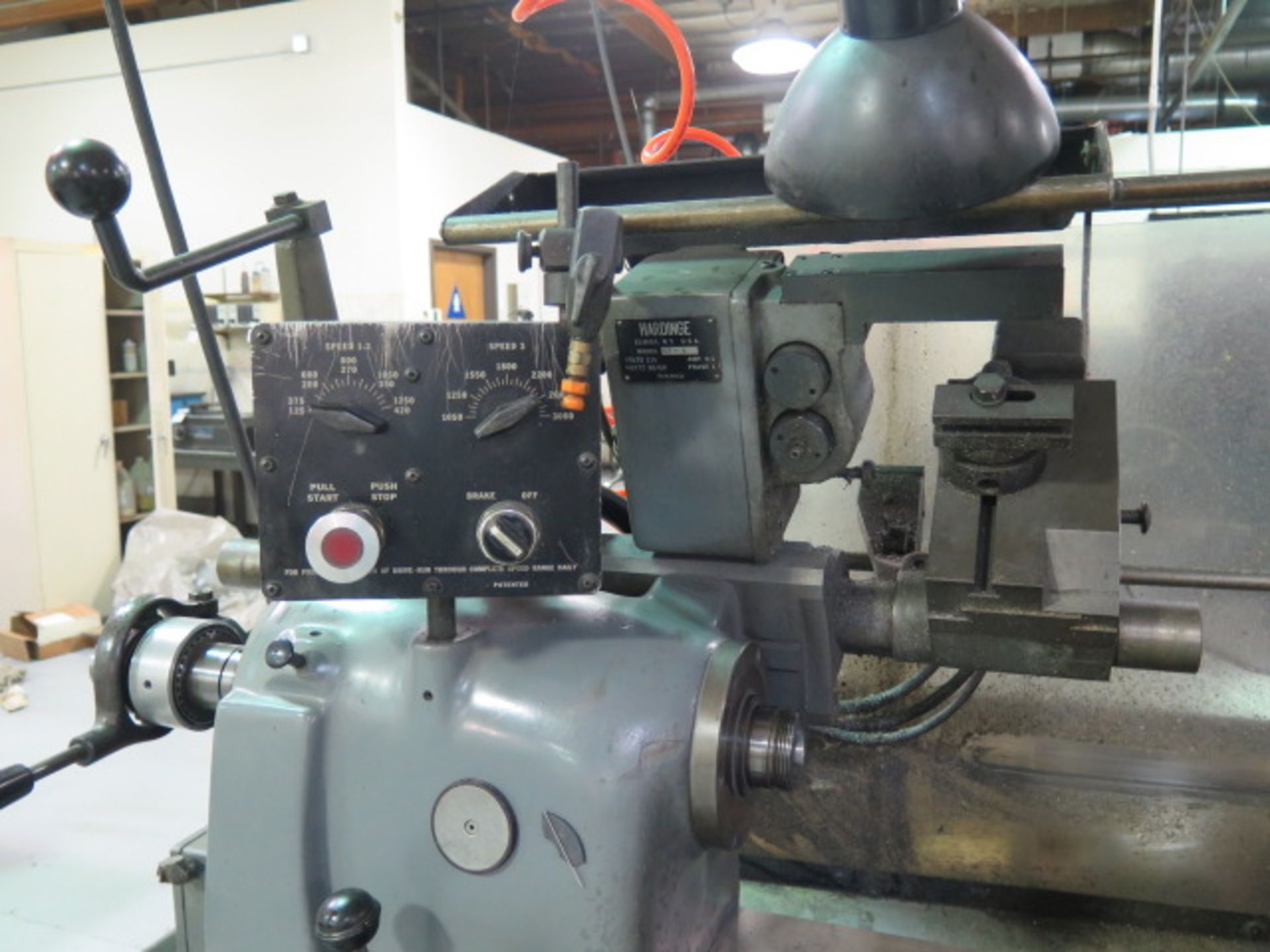 Hardinge HC Hand Chucker s/n HC-6914-T w/ Threading Attachment, Chasers and Followers, 125-3000 RPM, - Image 4 of 13