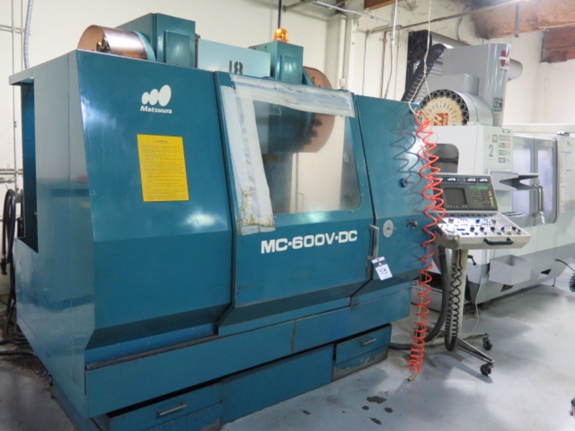 Matsuura, MC-600V-DC Twin Spindle CNC Vertical Machining Center s/n 920209843 w/ Yasnac i80 - Image 2 of 15