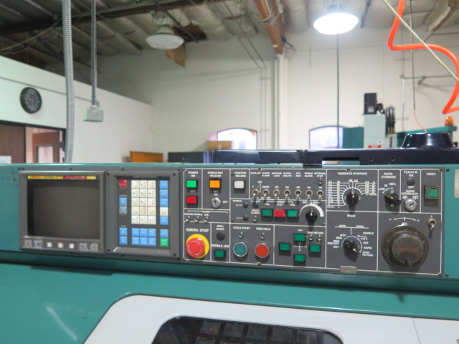 1996 Nakamura Tome TMC-15 CNC Turning Center s/n E04904 w/ Fanuc Series 0-T Controls, 10-Station - Image 8 of 10