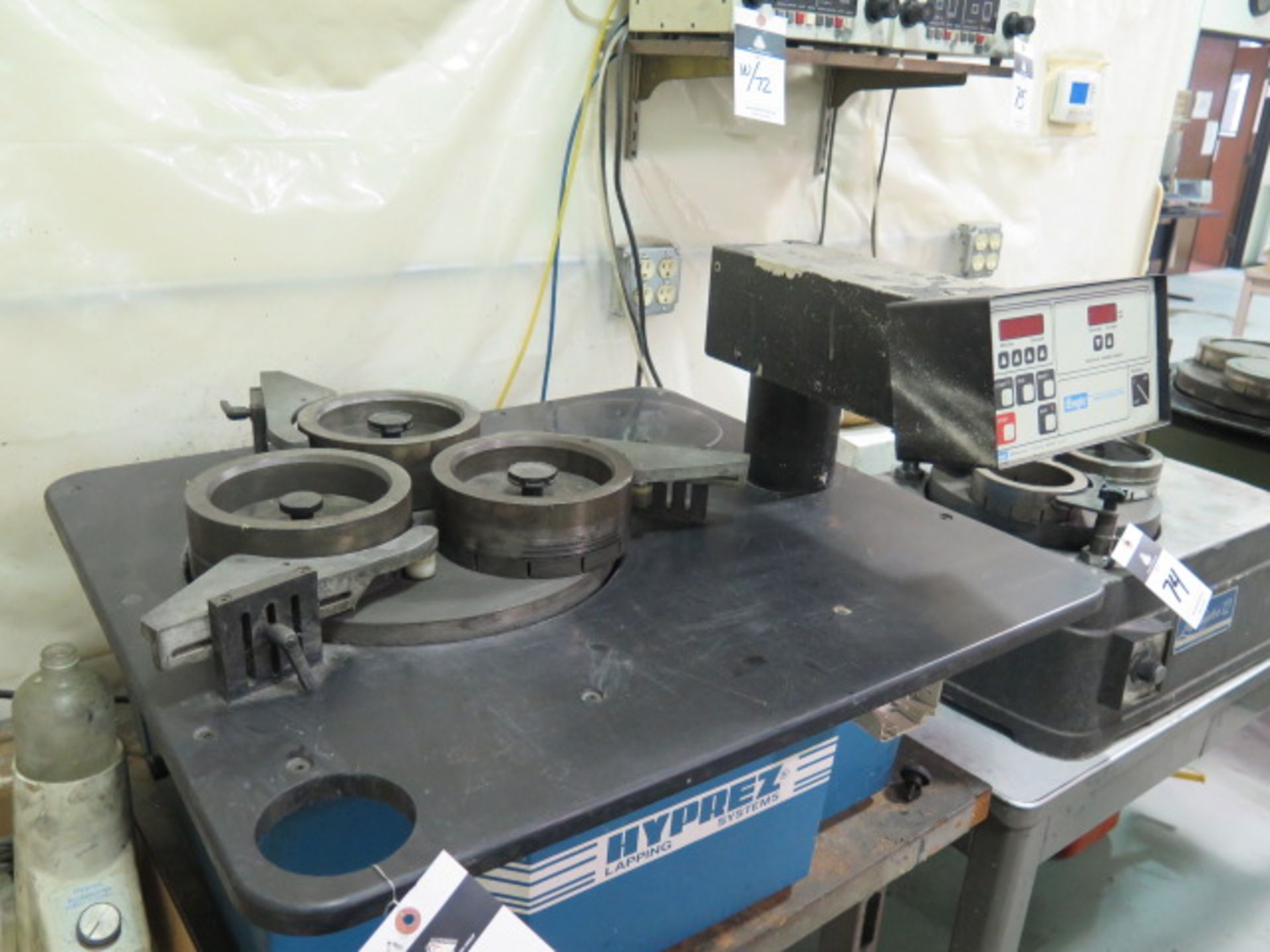 Engis Corp “Hyprex Lapping System” s/n 726LM15 w/ Engis Digital Controls, 15” Lapping Plate, - Image 2 of 10