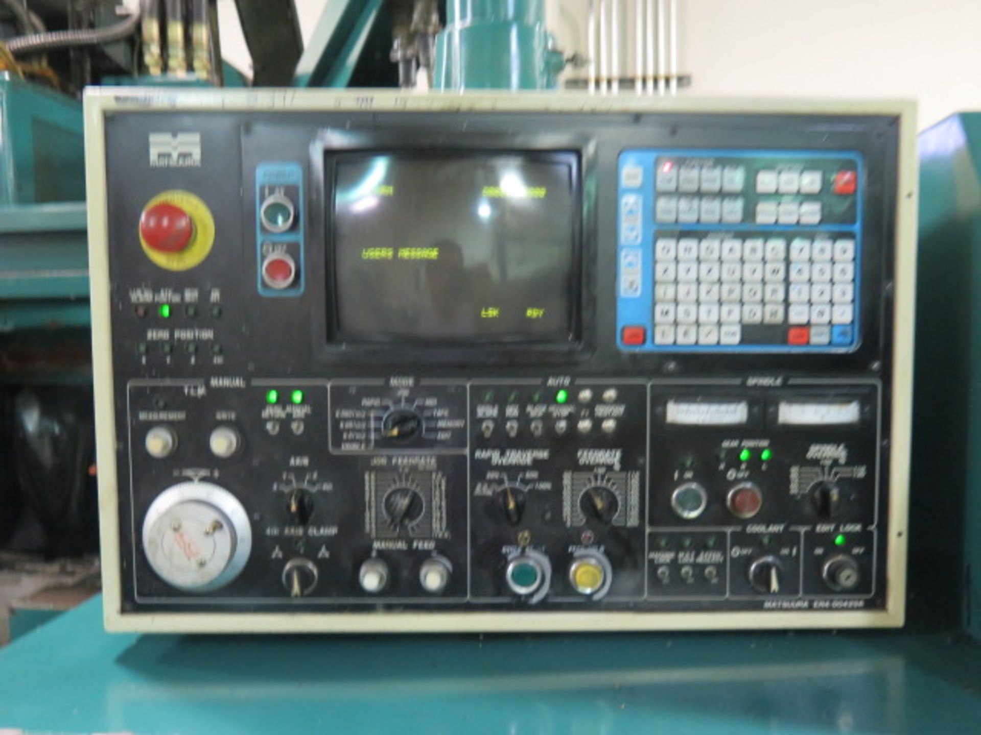 Matsuura MC-760V 4-Axis CNC Vertical Machining Center w/ Yasnac M5G Controls, 25-Station ATC, BT- - Image 10 of 12