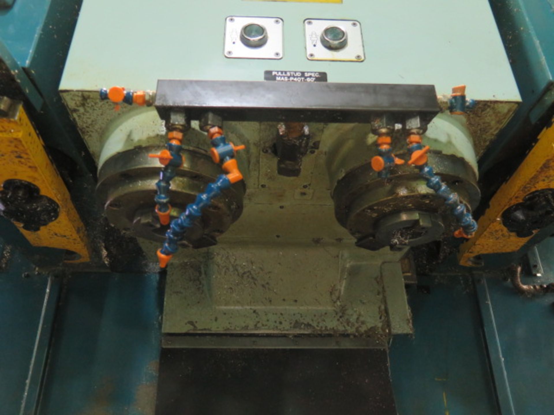 Matsuura, MC-600V-DC Twin Spindle CNC Vertical Machining Center s/n 920209843 w/ Yasnac i80 - Image 4 of 15