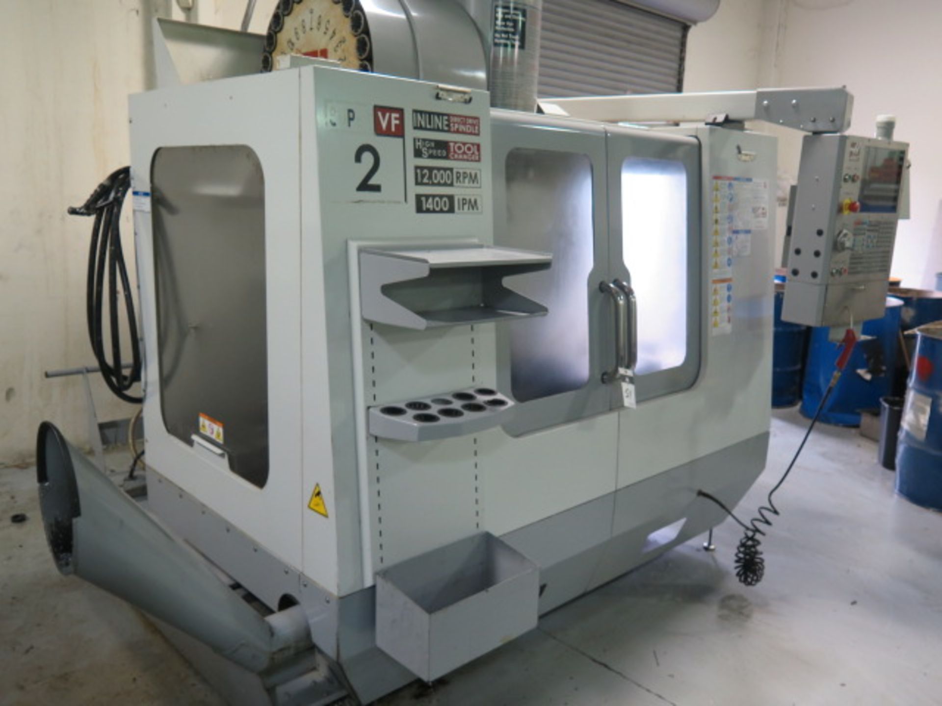 2008 Haas Super VF-2SS CNC Vertical Machining Center s/n 1067564 w/ Haas Controls, 24-Station Side - Image 3 of 13