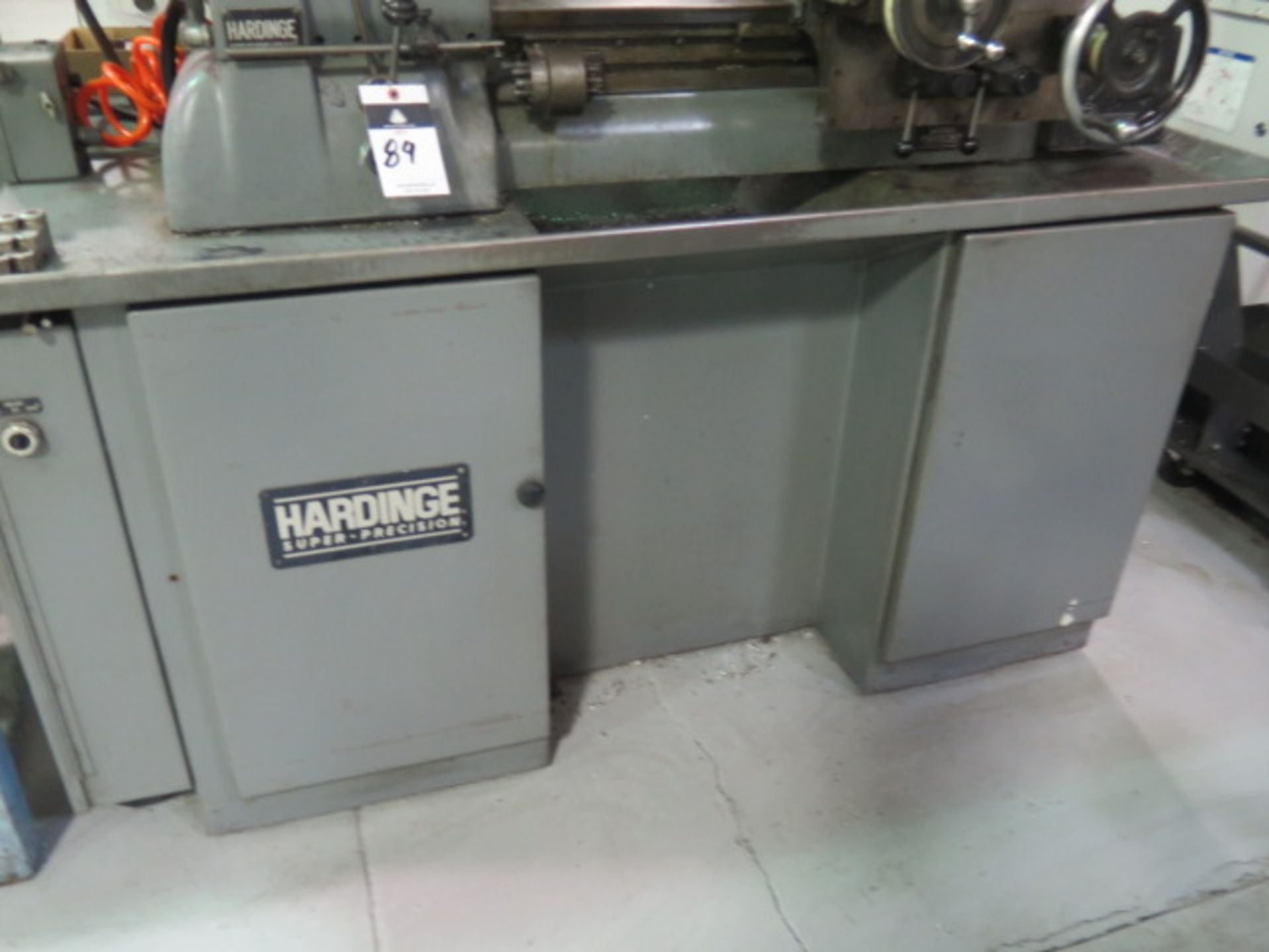 Hardinge HC Hand Chucker s/n HC-6914-T w/ Threading Attachment, Chasers and Followers, 125-3000 RPM, - Image 3 of 13