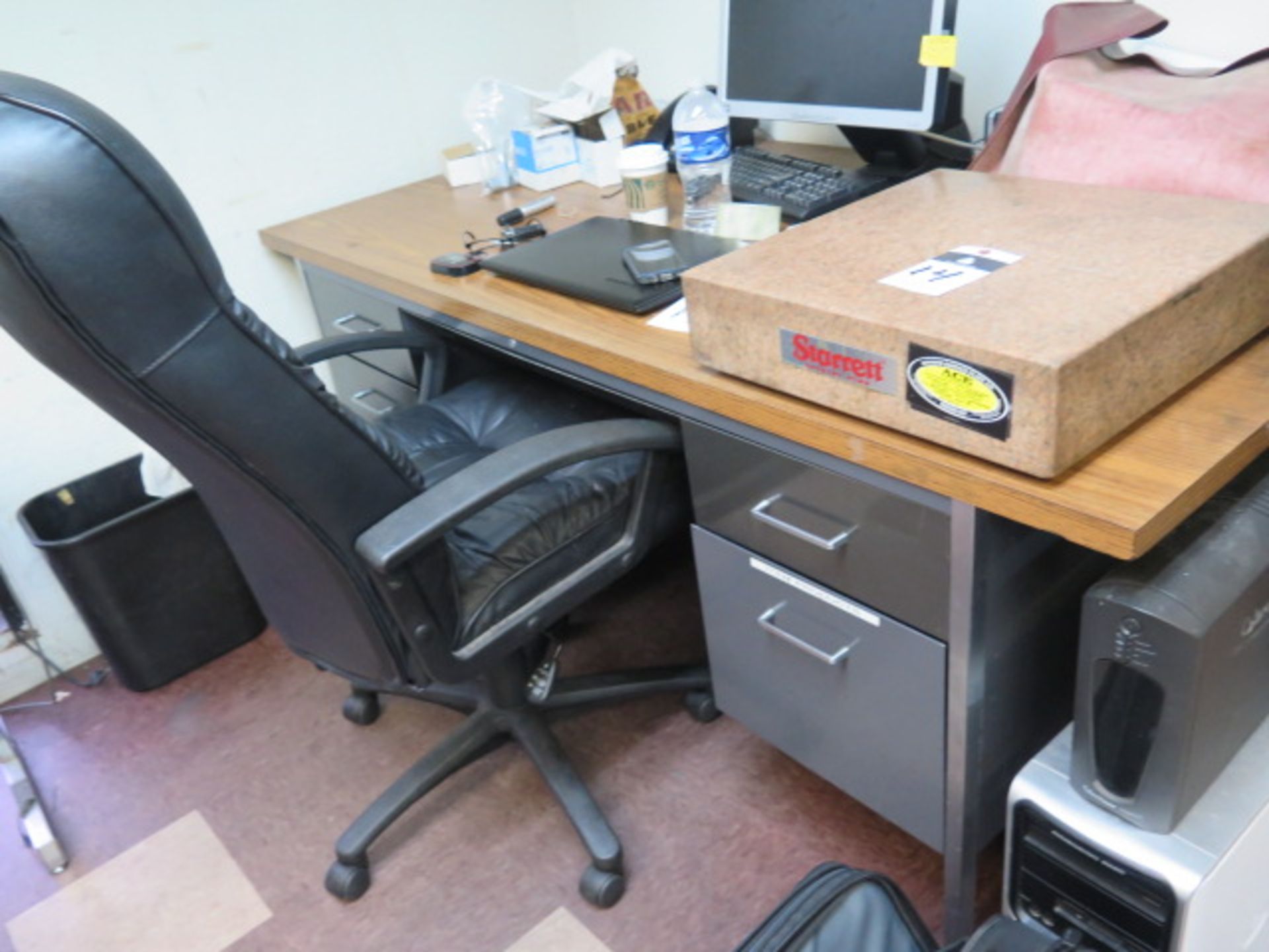 Desks (2) and Office Chairs - Image 2 of 3