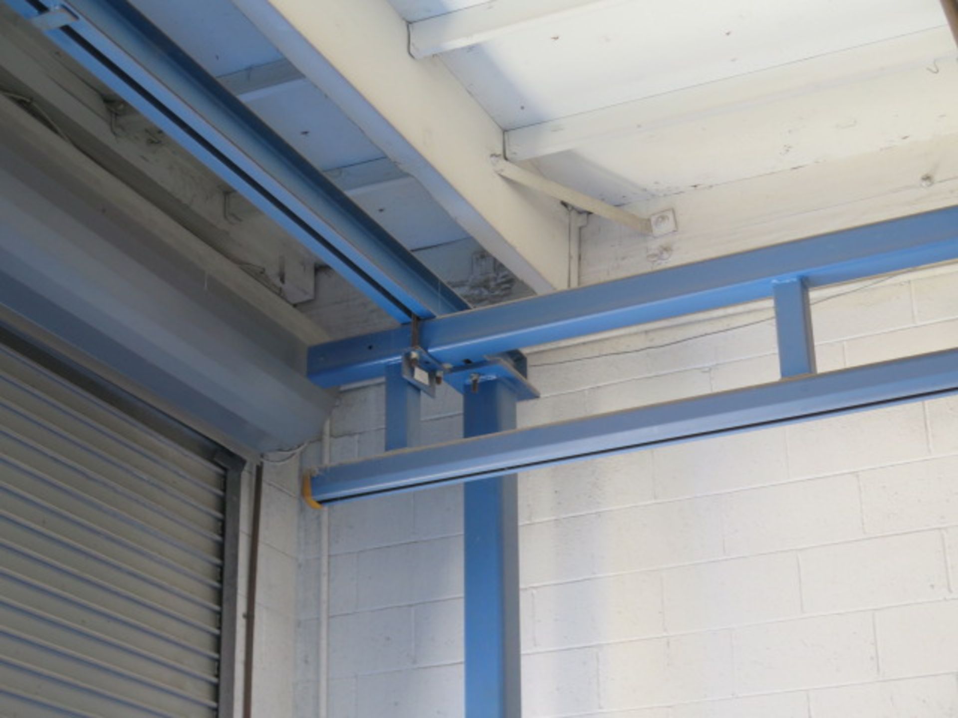 Gorbel 1 Ton 4-Post Gantry System w/ Coffing 1 Ton Electric Hoist, Approx 22’ Span x 33’ - Image 5 of 9