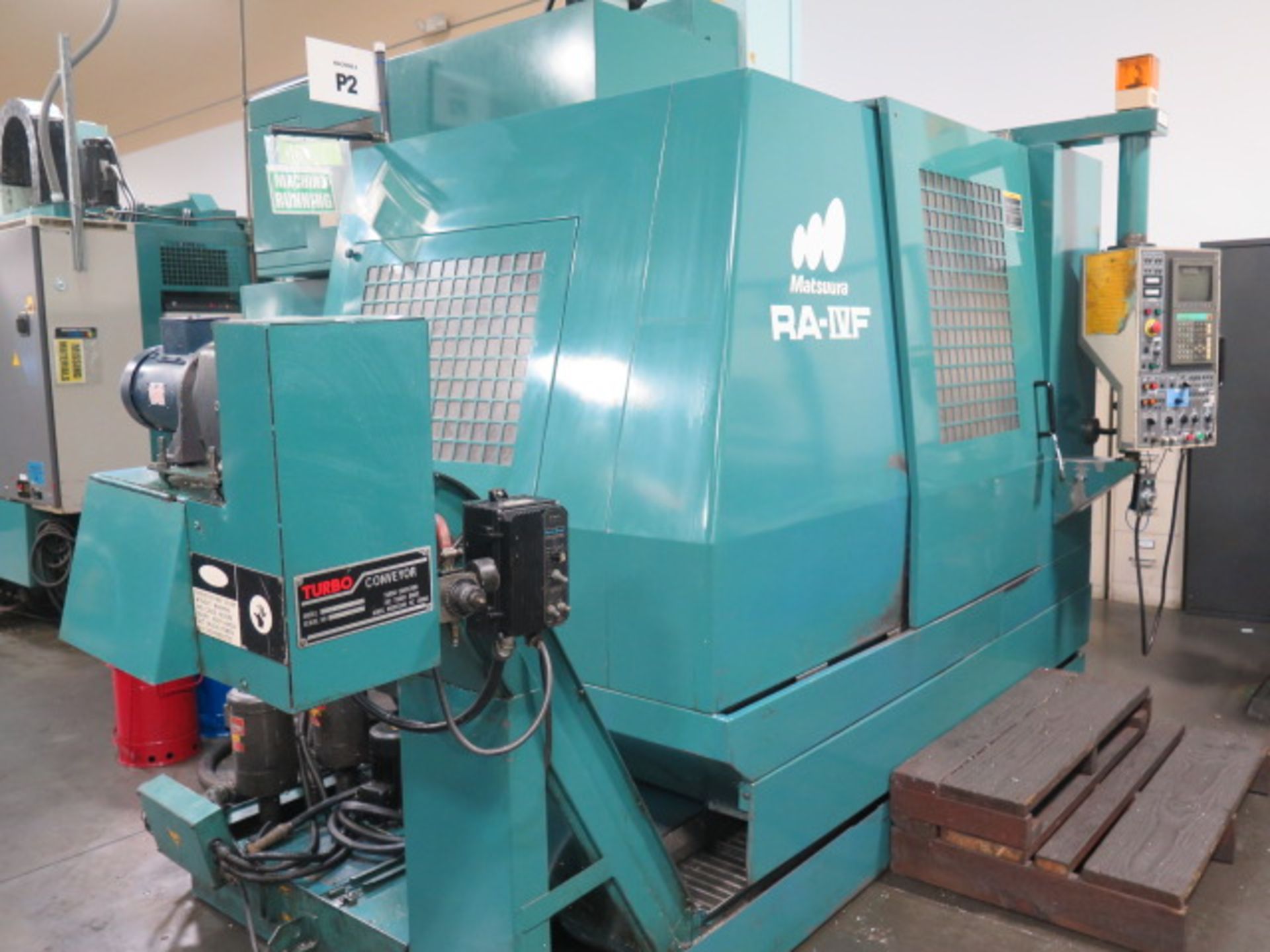 1994 Matsuura RA-IV F 2-Pallet CNC Vertical Machining Center s/n 940610849 w/ Yasnac System i-80 Co - Image 3 of 23